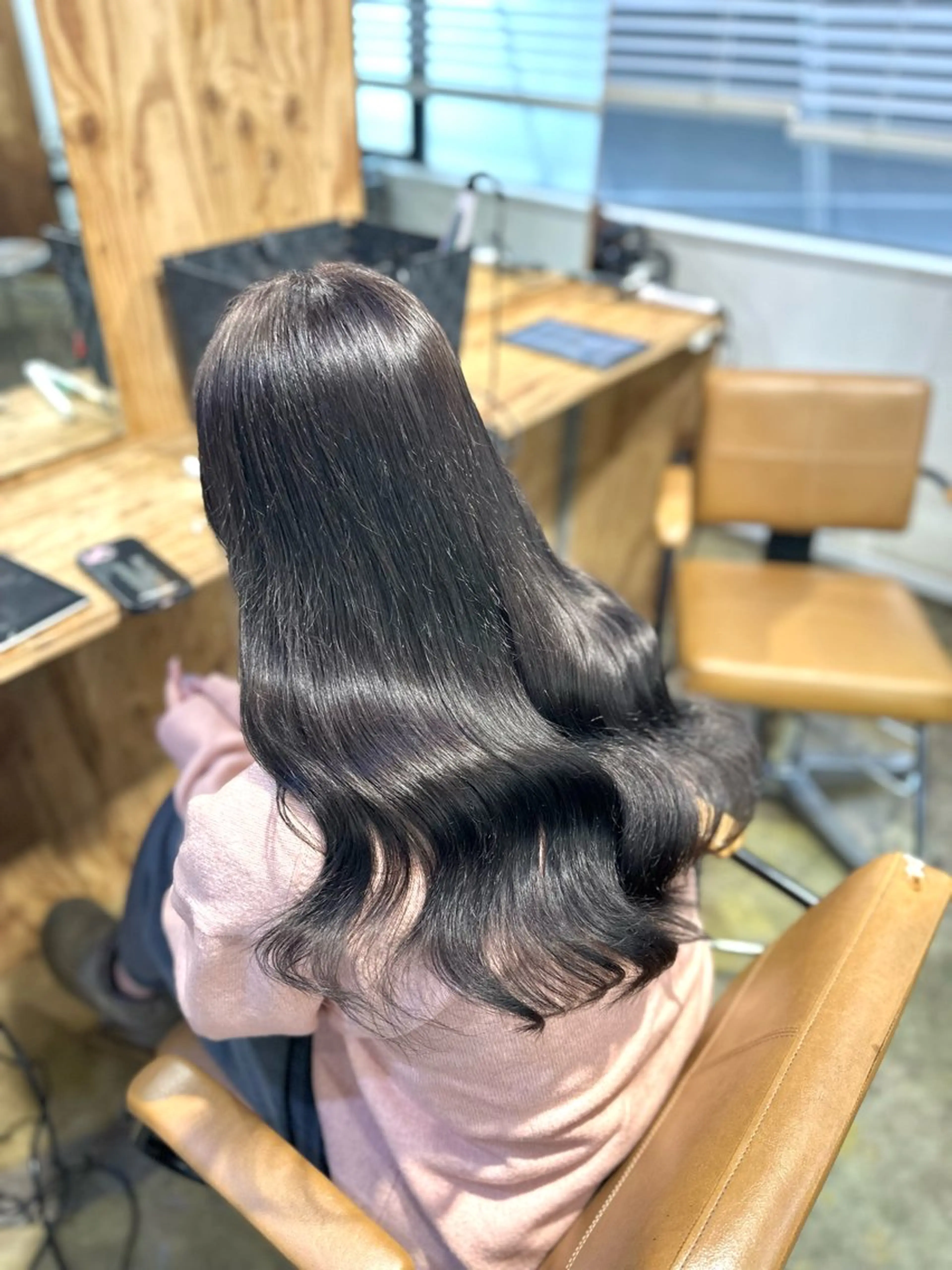 ロング カラー ヘアカラー ︎︎カイ ミズキ 🐰𝜗𝜚のヘアスタイル