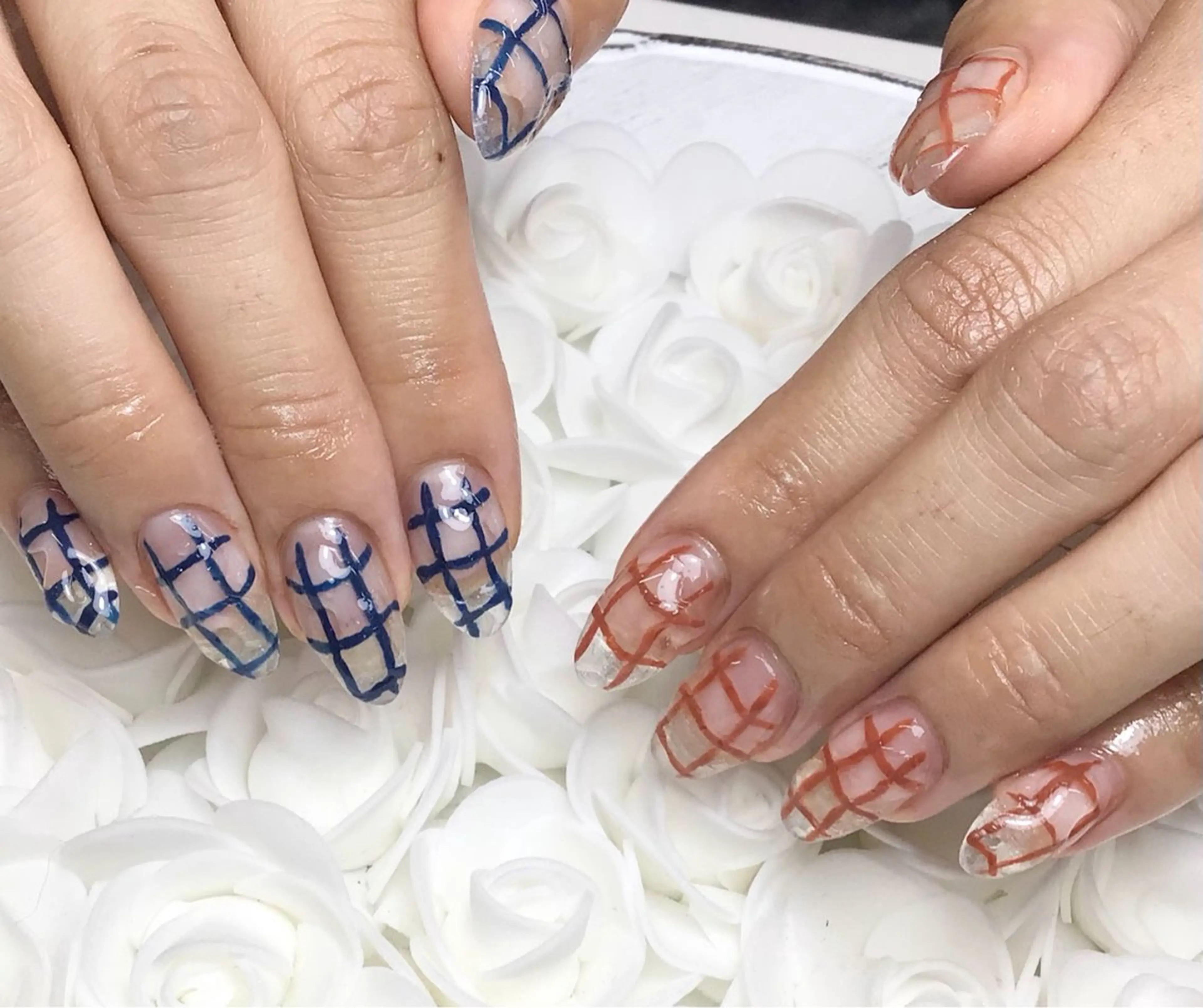 ネイル 長さ出し ジェルネイル マグネットネイル 持ち込み ワンカラーネイル Nail Day 四条烏丸店のネイルデザイン
