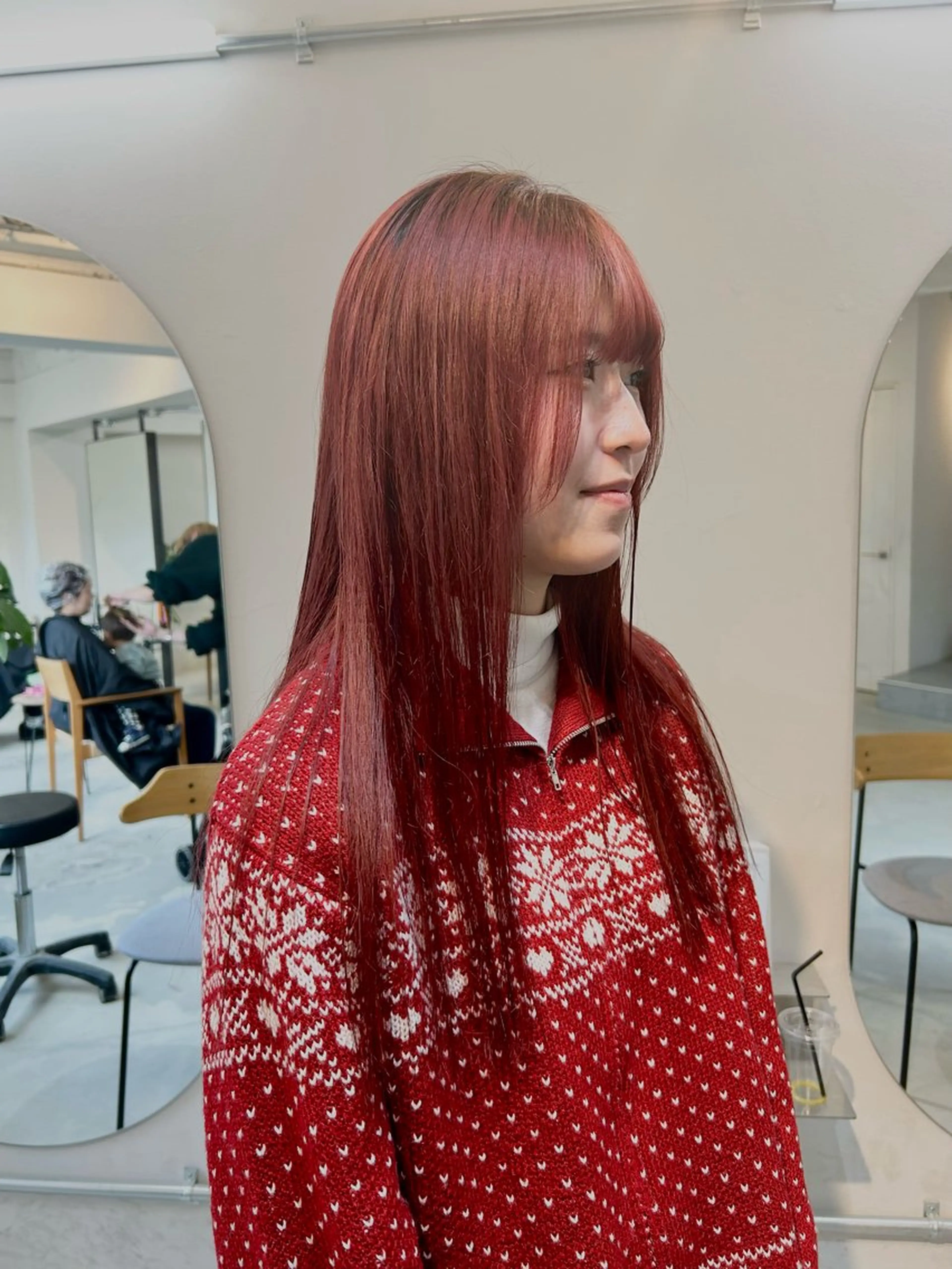 ロング FavyS所属・平田 りくのヘアスタイル