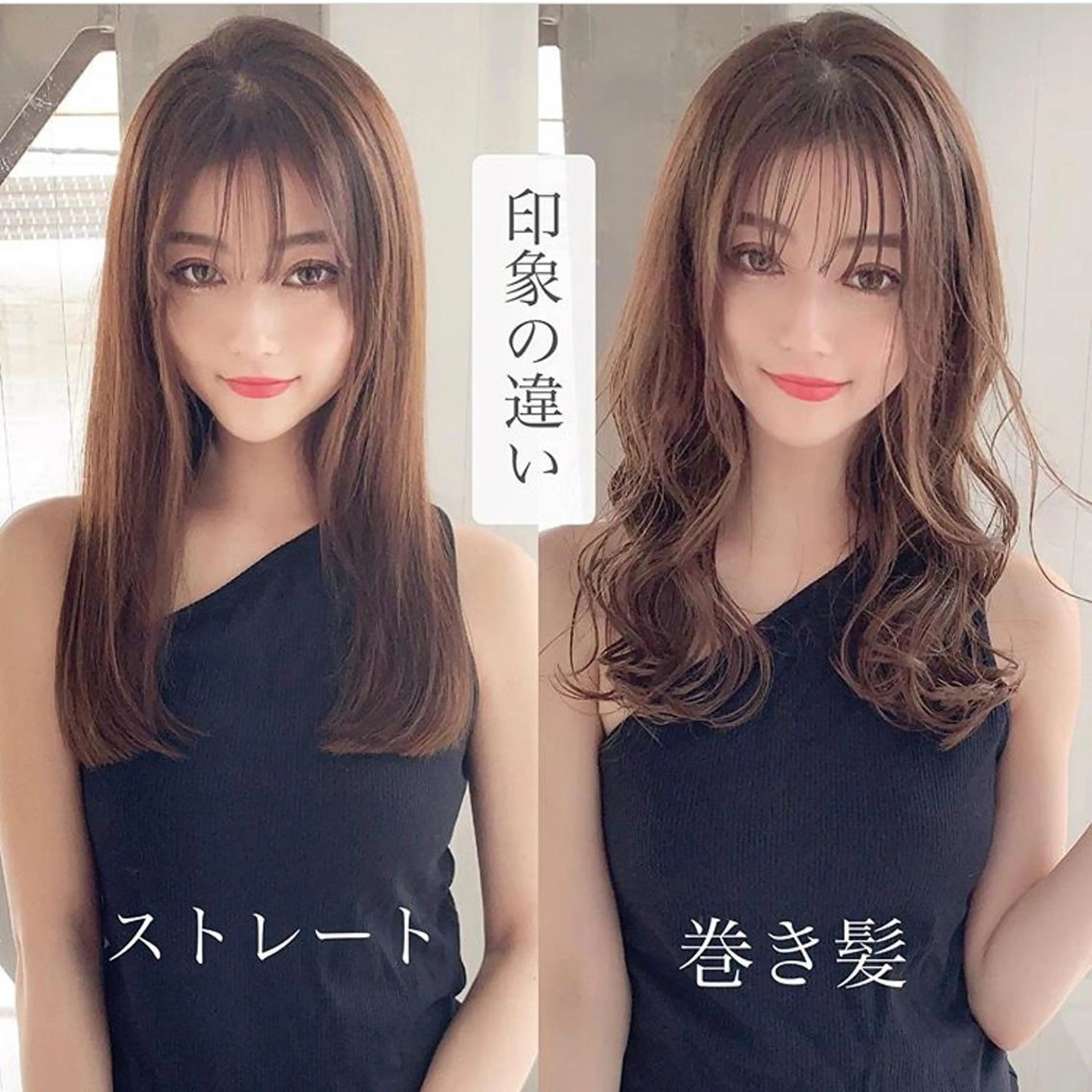 ロング カラー パーマ カットモデル募集 THiRDのヘアスタイル
