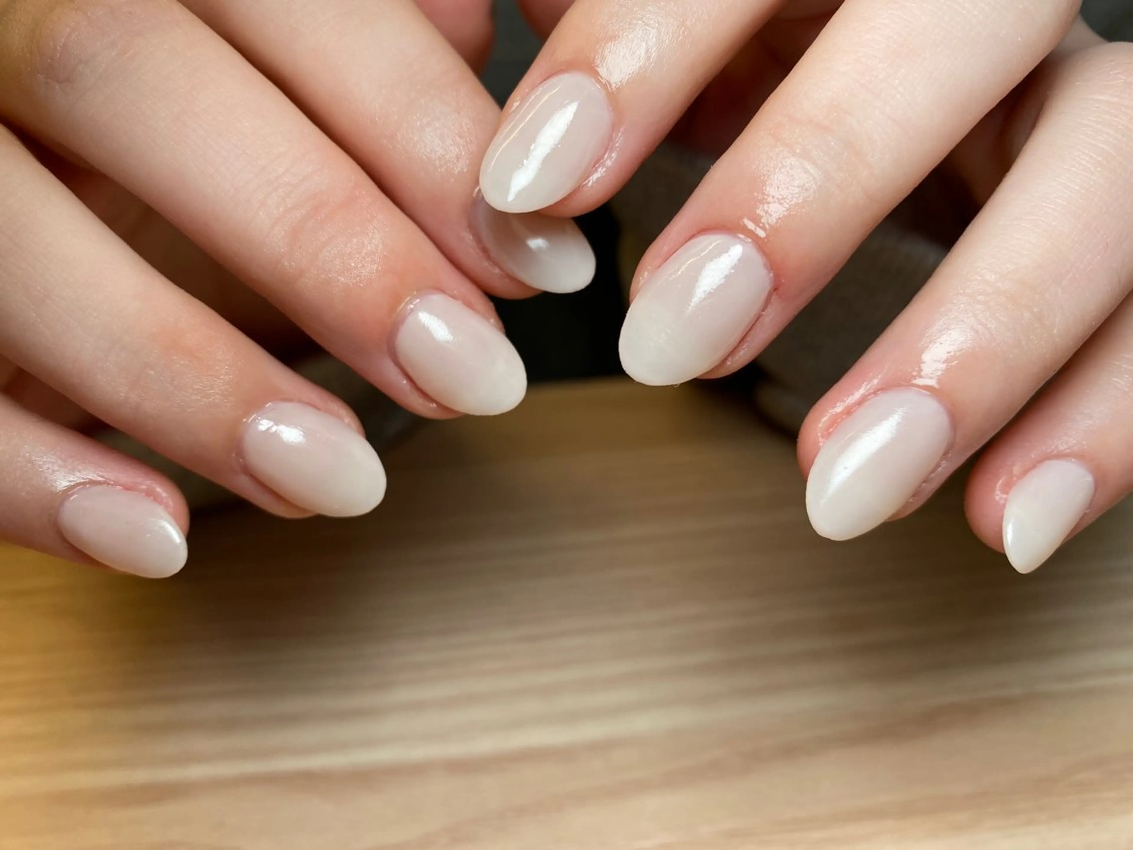 ネイル 長さ出し フットネイル フレンチネイル ジェルネイル 韓国ネイル MoreGlam Nailsのネイルデザイン