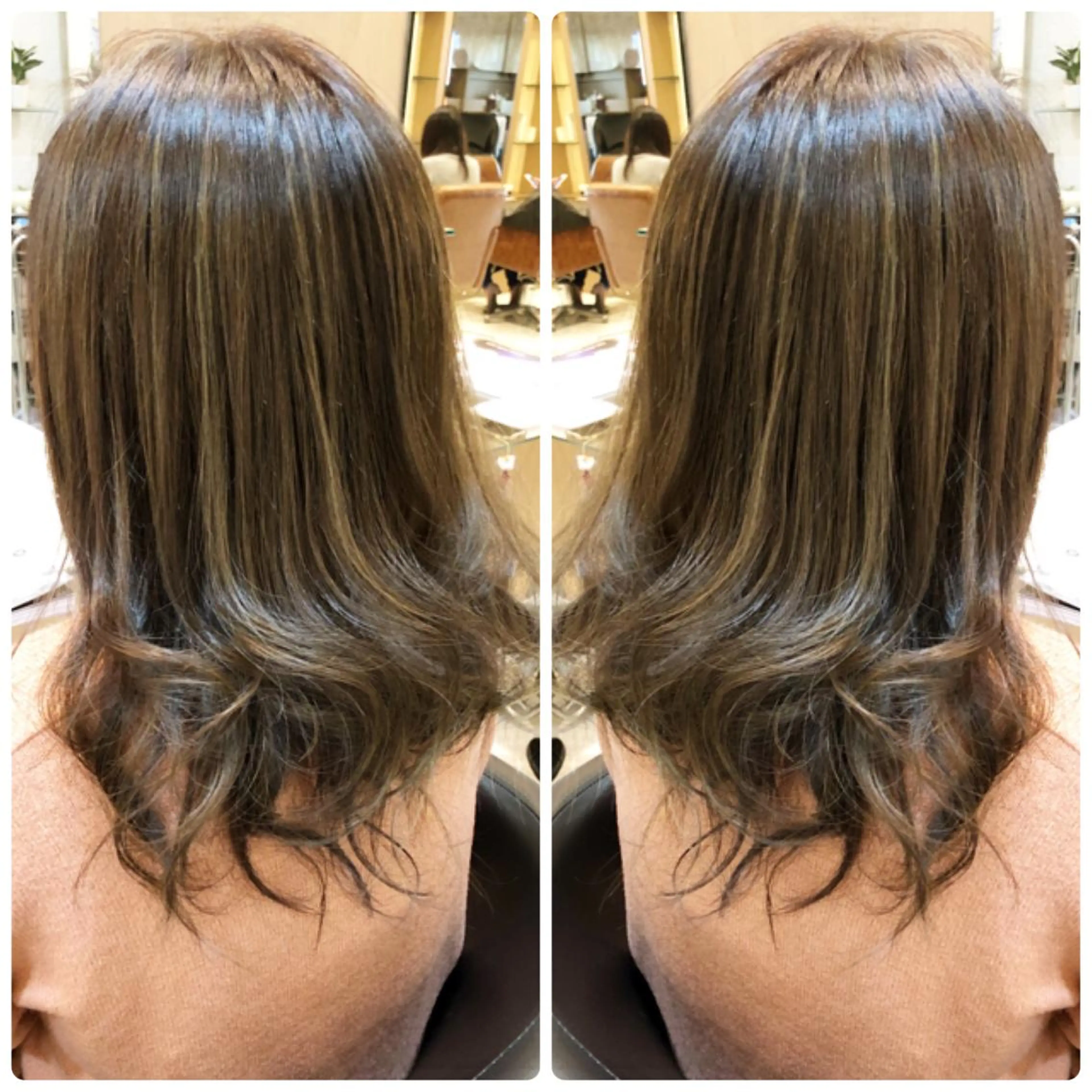 セミロング カラー ヘアカラー トリートメント 小山内 龍一郎 店長のヘアスタイル