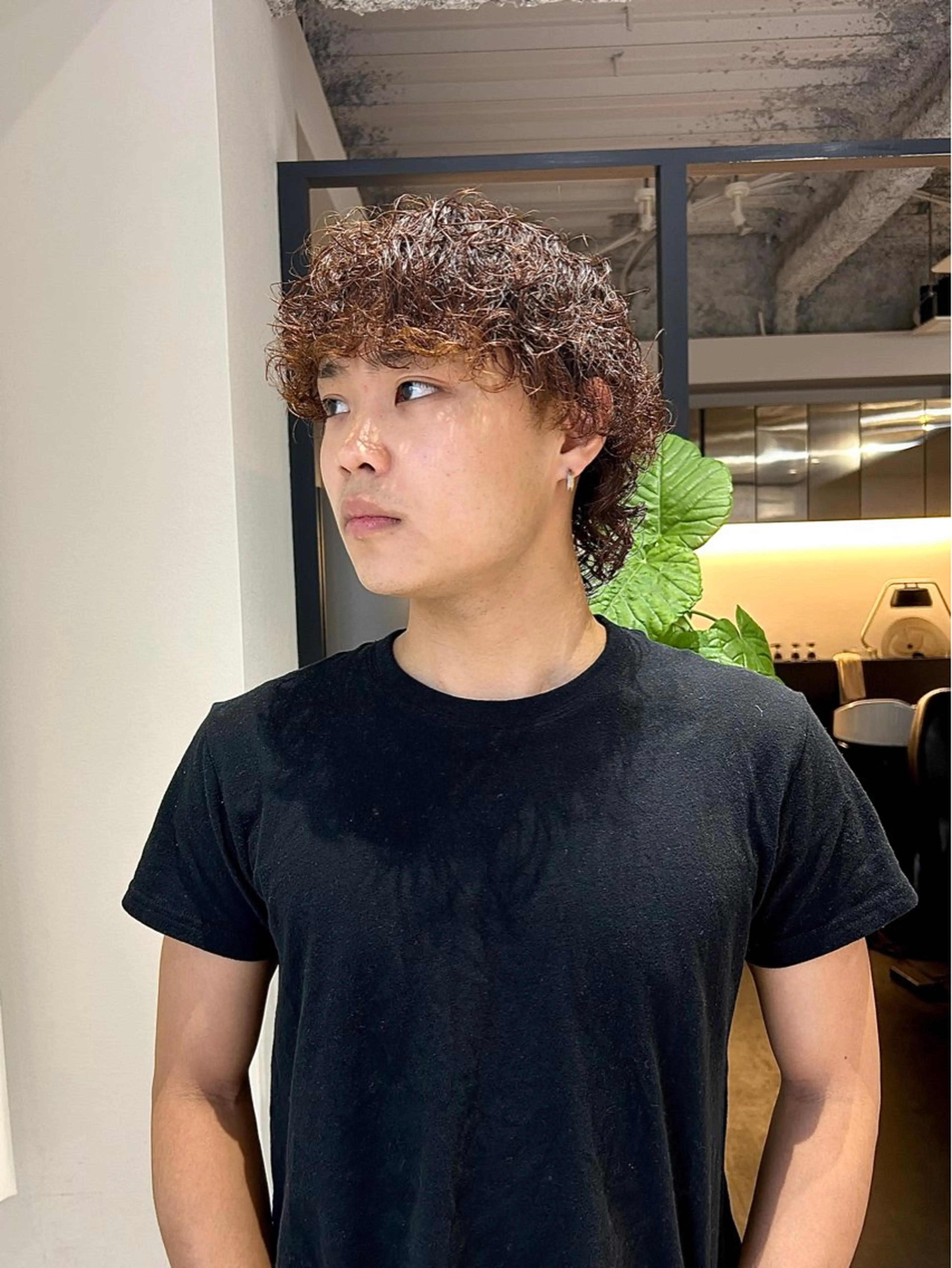 ミディアム ミディアムパーマ カット パーマ メンズパーマ/メンズ カット/伊藤　げんのヘアスタイル