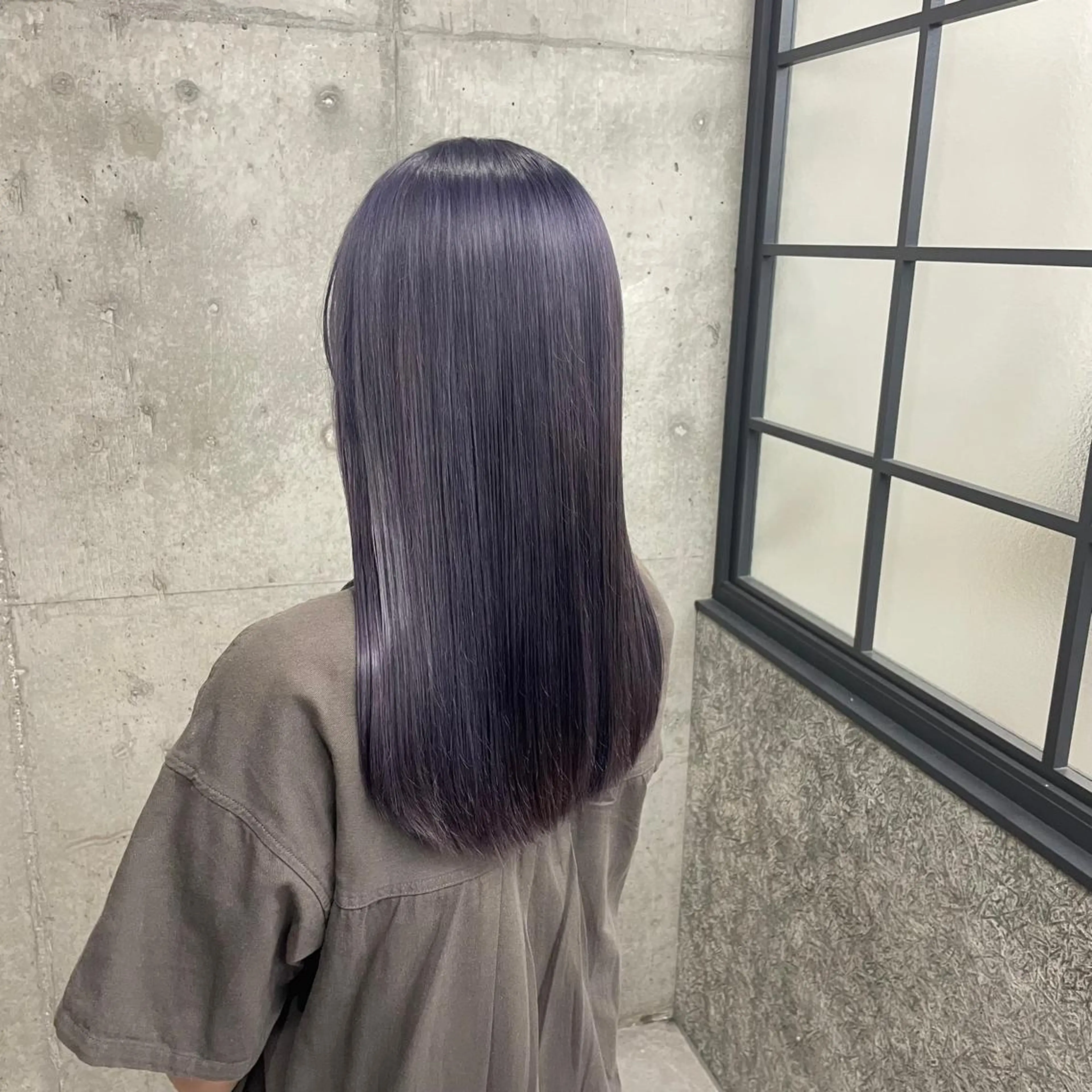 カラー 縮毛矯正モデル募集 RIKOのヘアスタイル