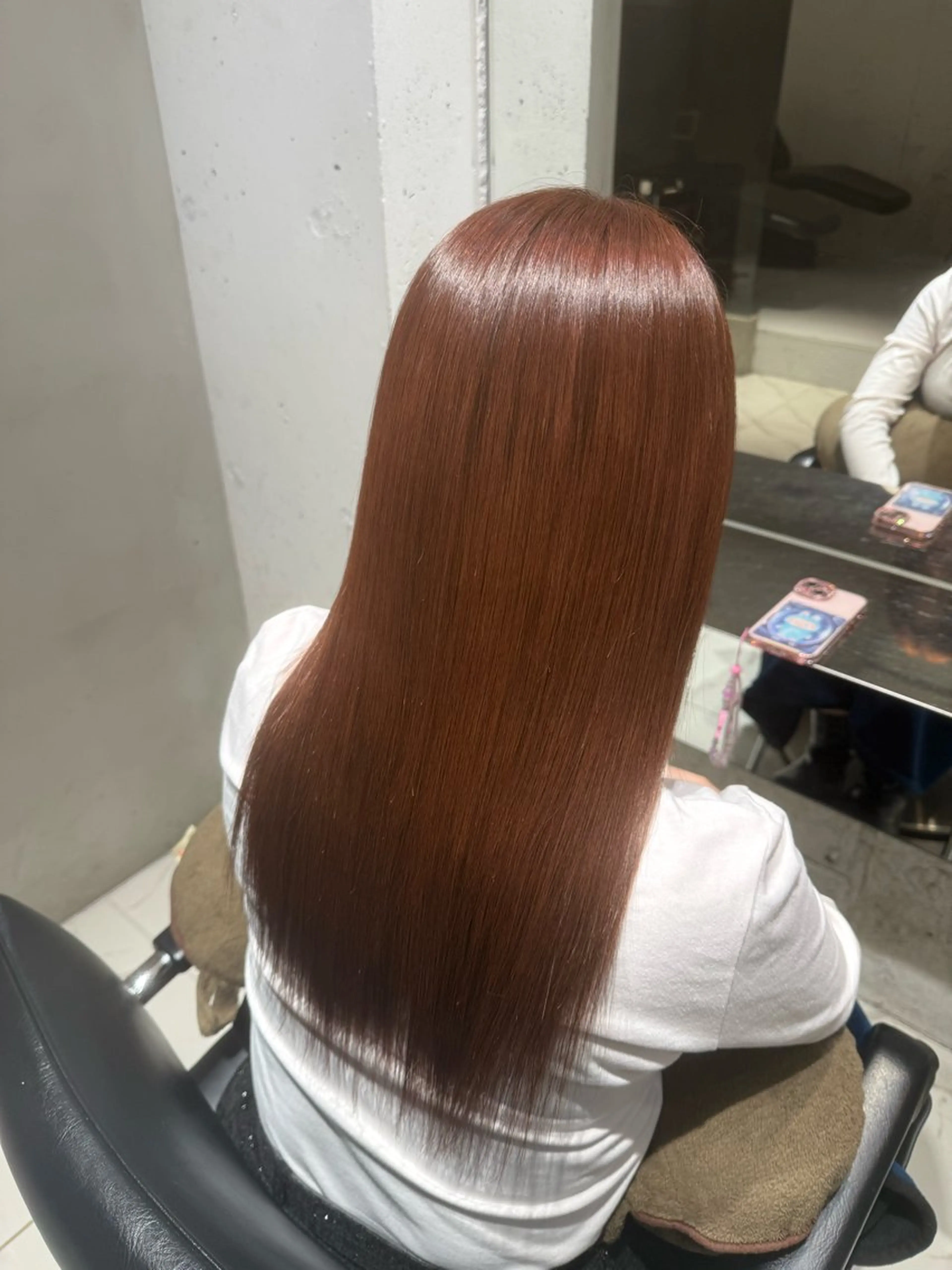セミロング 髪質改善 トリートメント ヘアカラー トリートメント 🫆似合わせカラー/ ケアカラー/泰玖のヘアスタイル