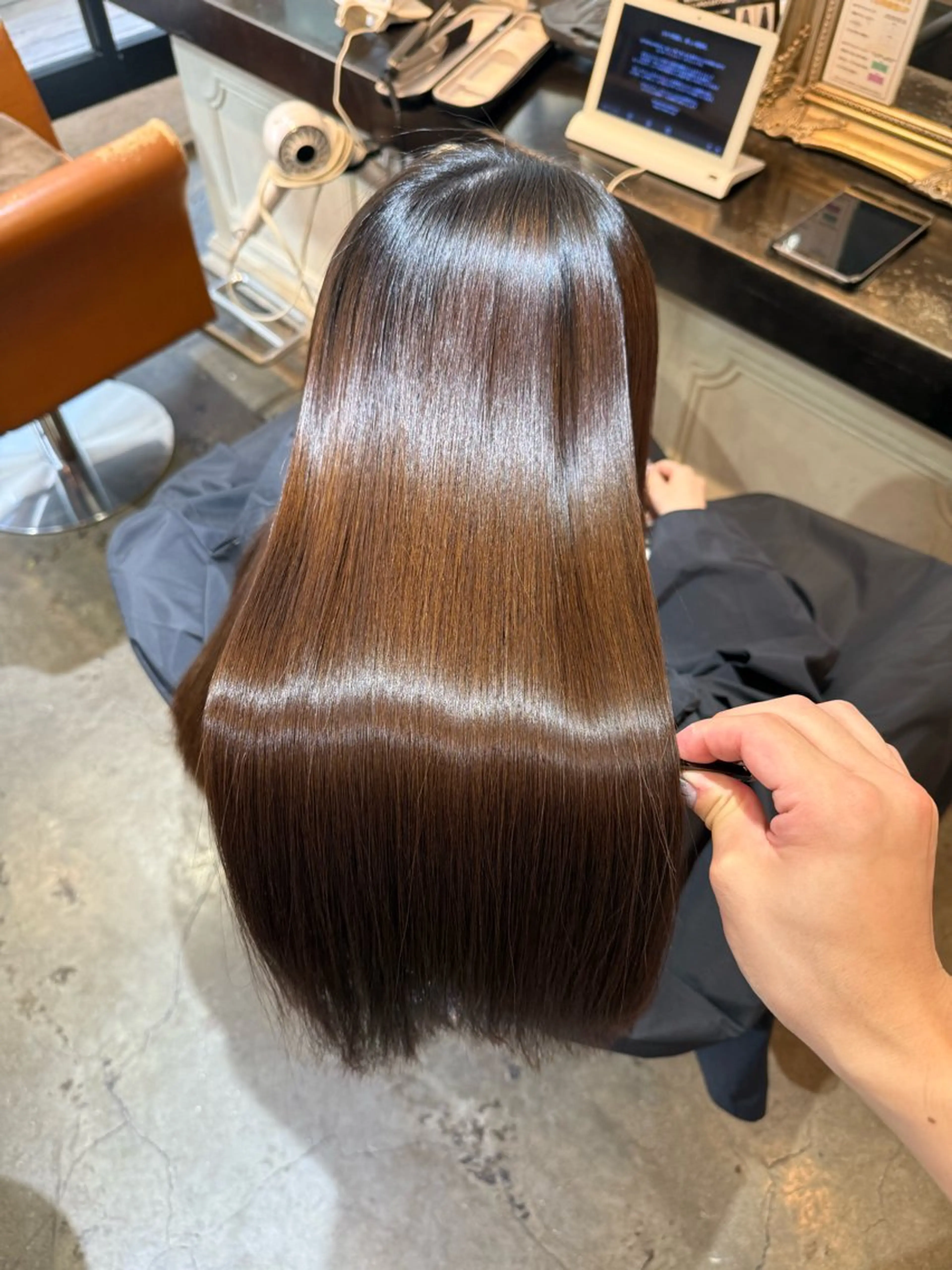 ロング パーマ カット 縮毛矯正 トリートメント 髪質改善 カット/soyaのヘアスタイル