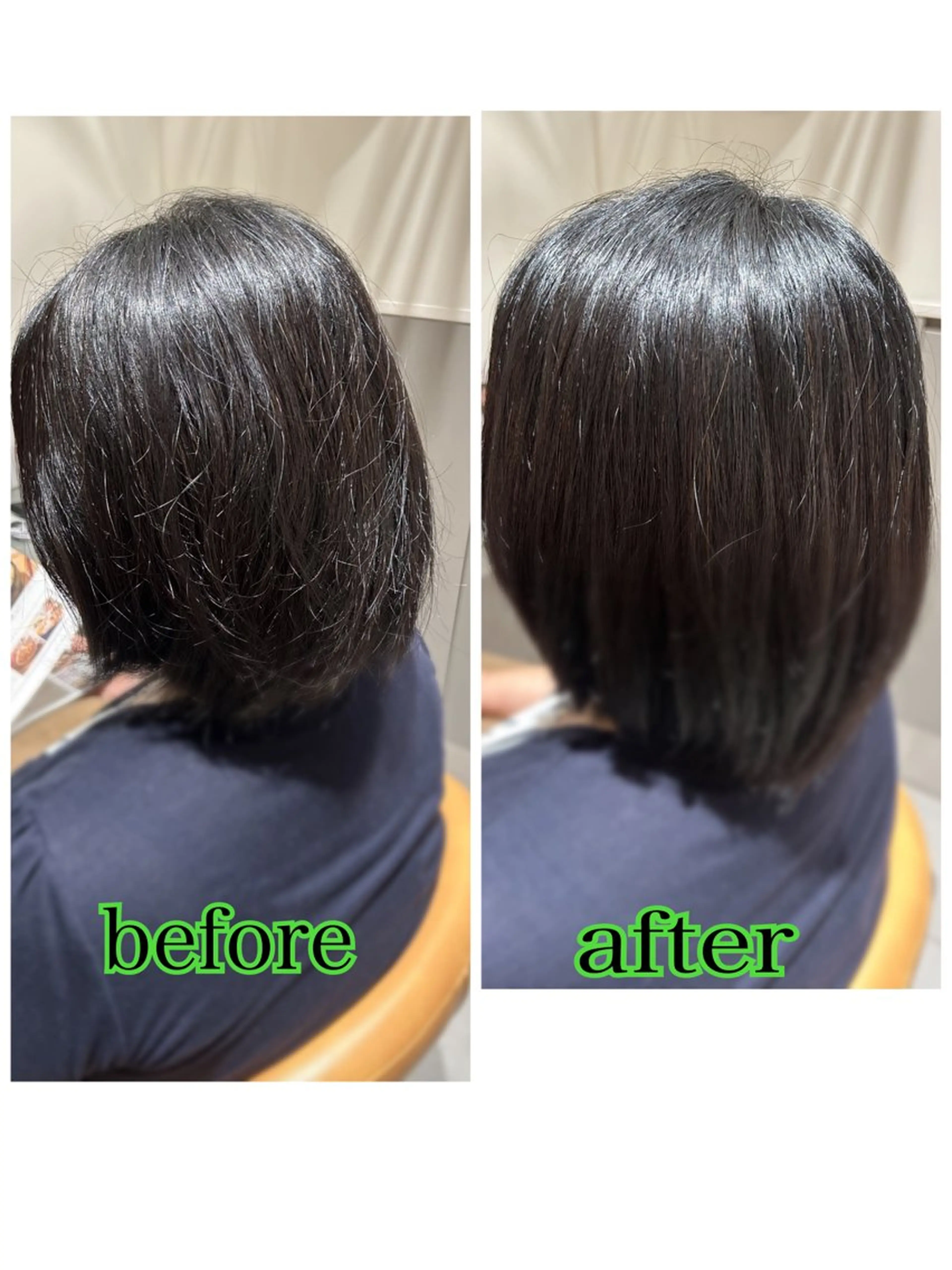 ミディアム カラー 大久保 陽子のヘアスタイル