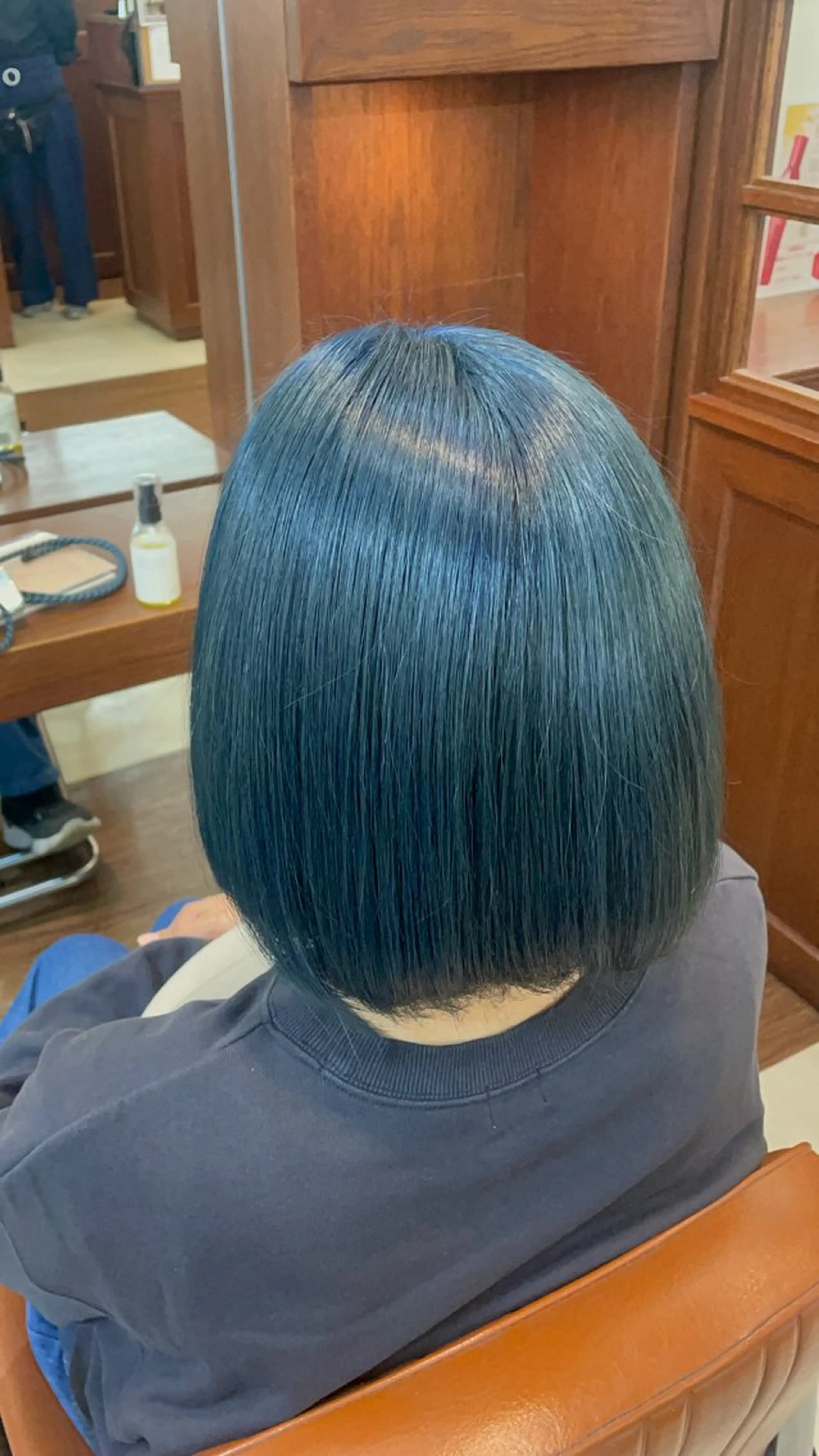 ショート カラー カット 縮毛矯正 "天使の輪"量産👑 溝の口/佐藤那都のヘアスタイル