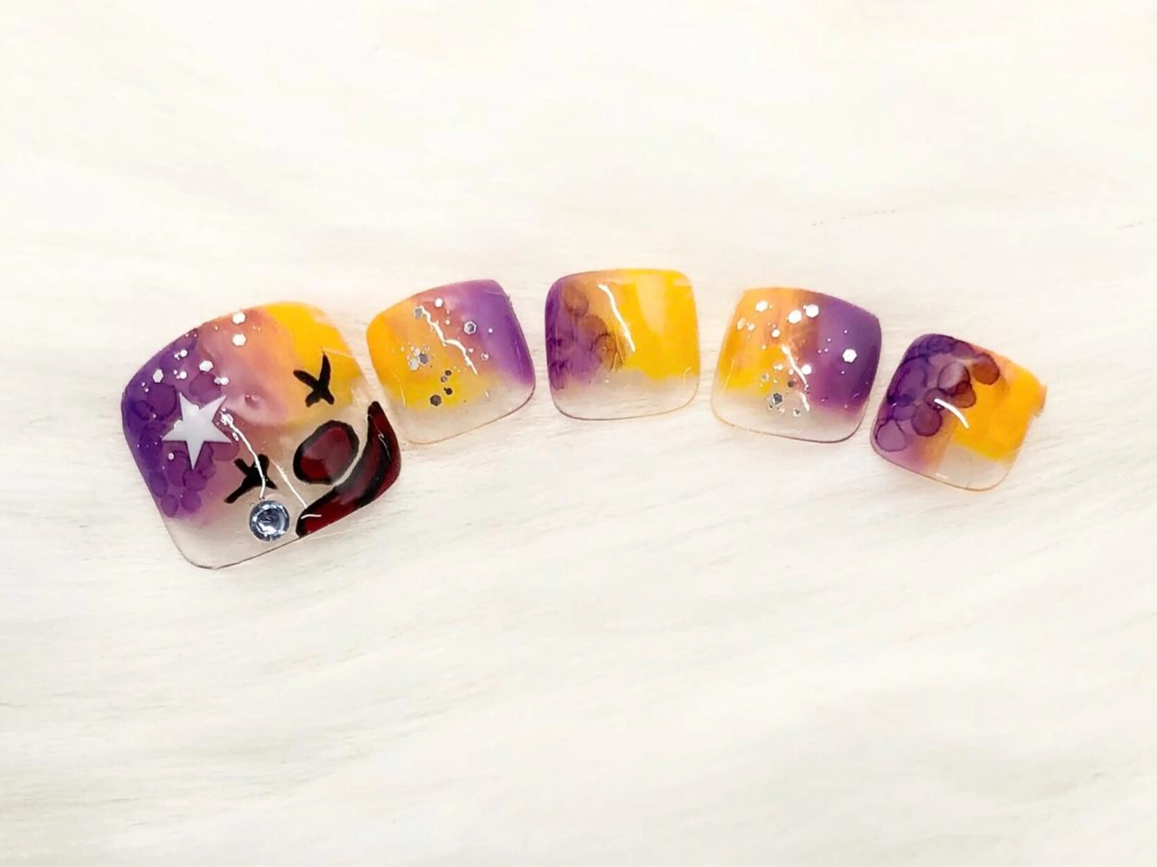 ネイル フットネイル ハロウィン Viva!tip所属・Viva!tip ビバティップネイルのネイルデザイン