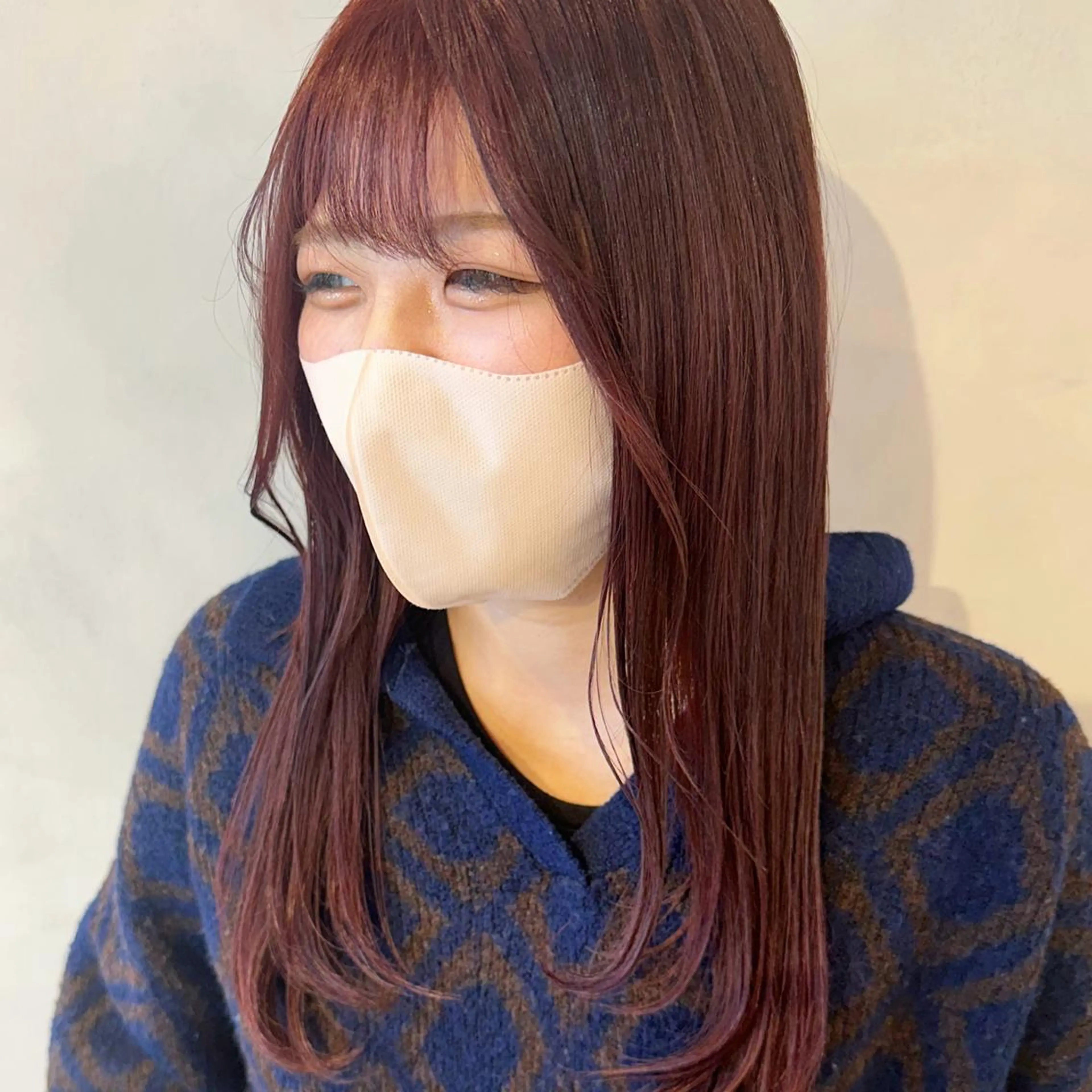 セミロング カット ヘアカラー トリートメント デザインカラー/パー マ🦖外岡咲希🦖のヘアスタイル