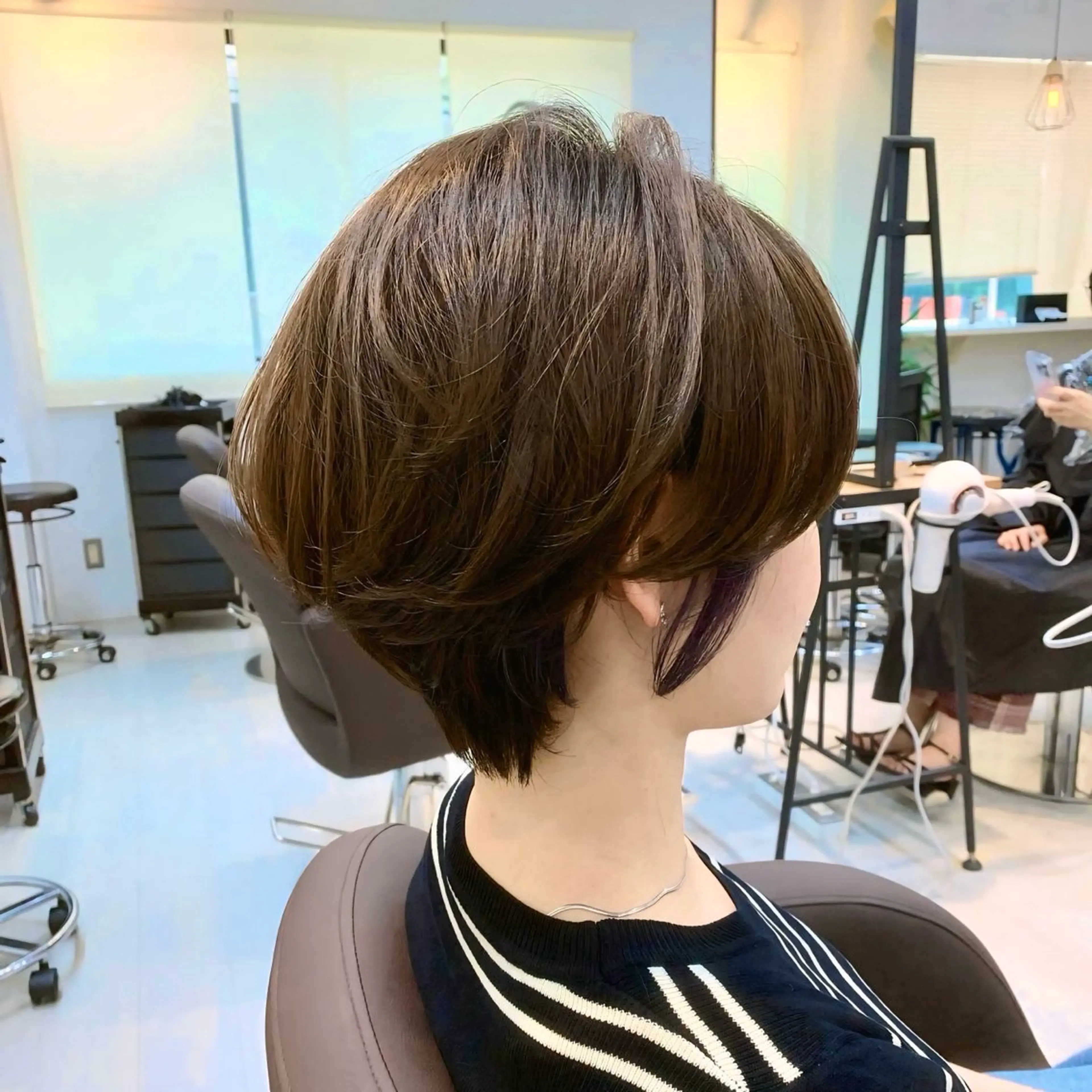 ショート カラー カット ヘアカラー トリートメント 前田 健太のヘアスタイル