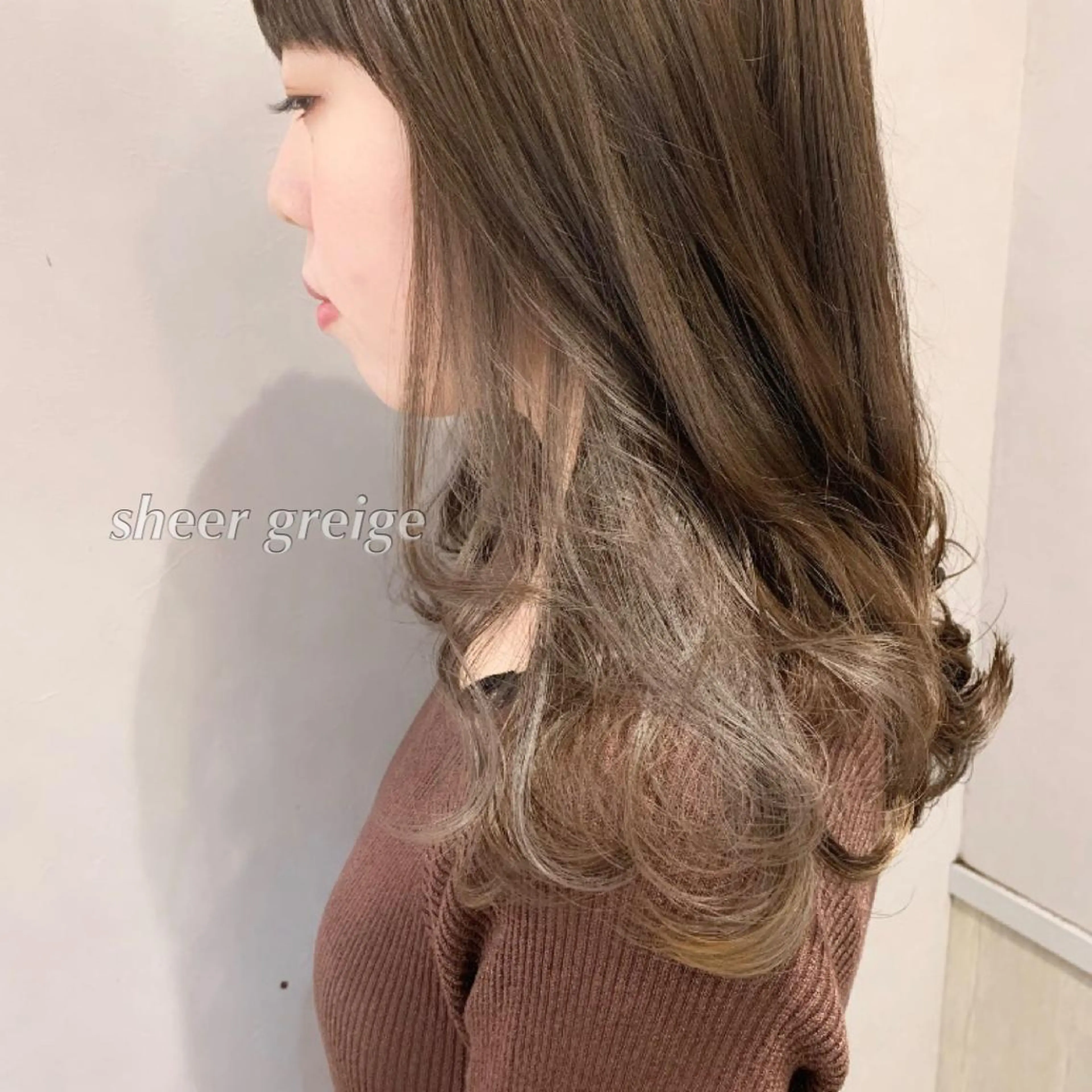 セミロング カラー 代表🎀 ふわモテ愛 され髪🩷yumiのヘアスタイル