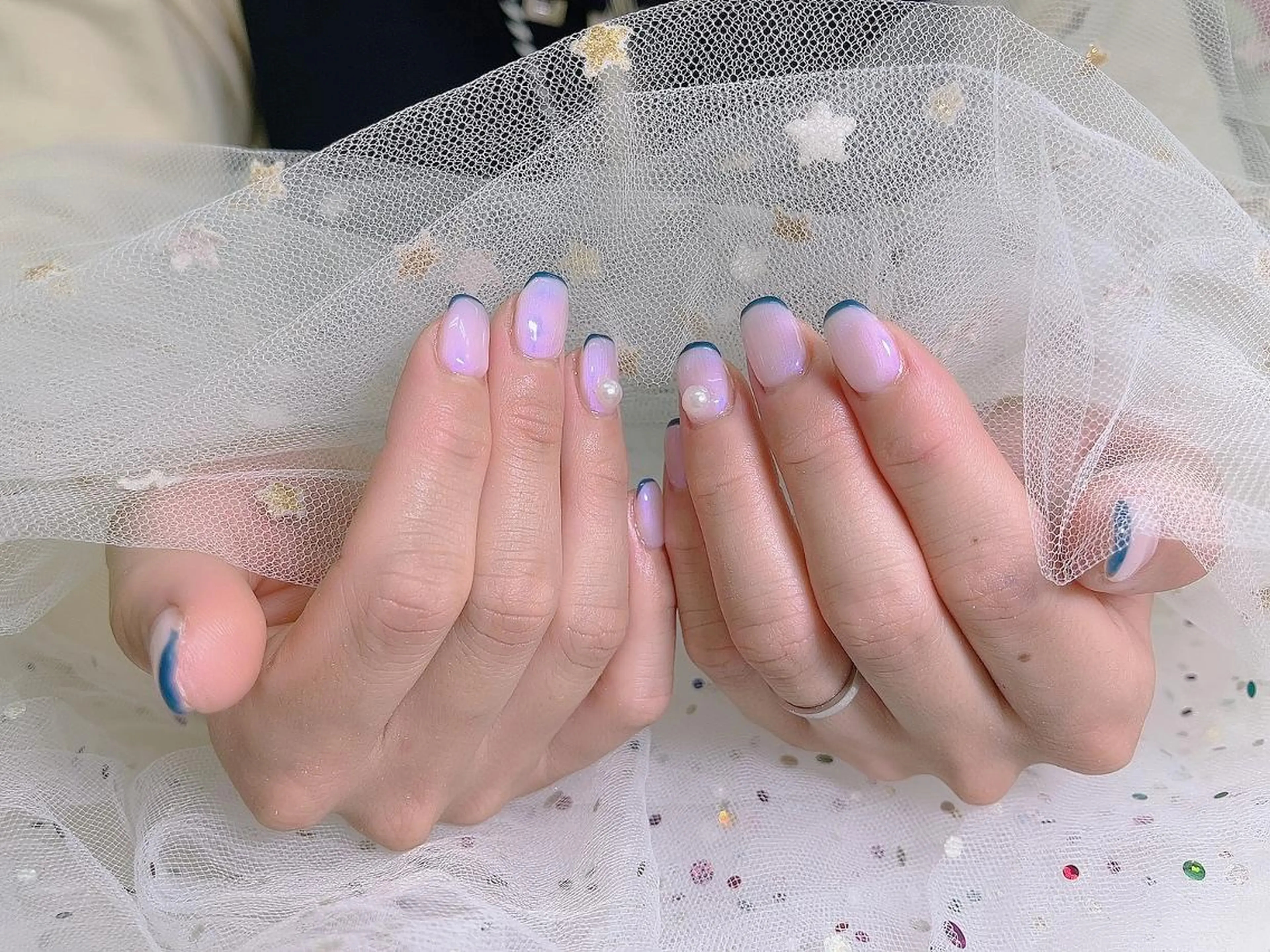 ネイル 🦋ネイルサロン ブラン🌈ゆりのネイルデザイン