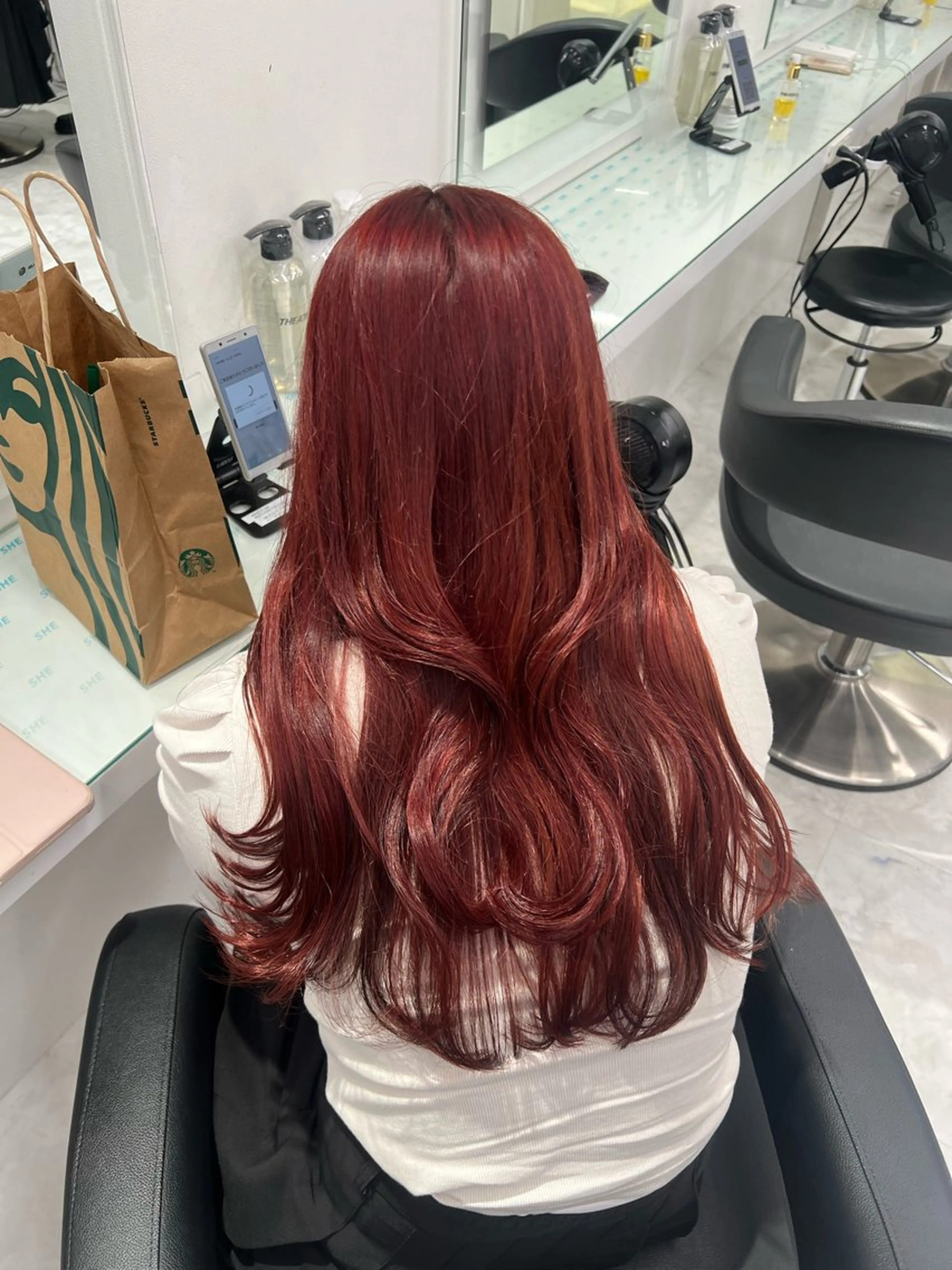 カラー ヘアカラー トリートメント ブリーチなし透明感 💗RYOTAのヘアスタイル