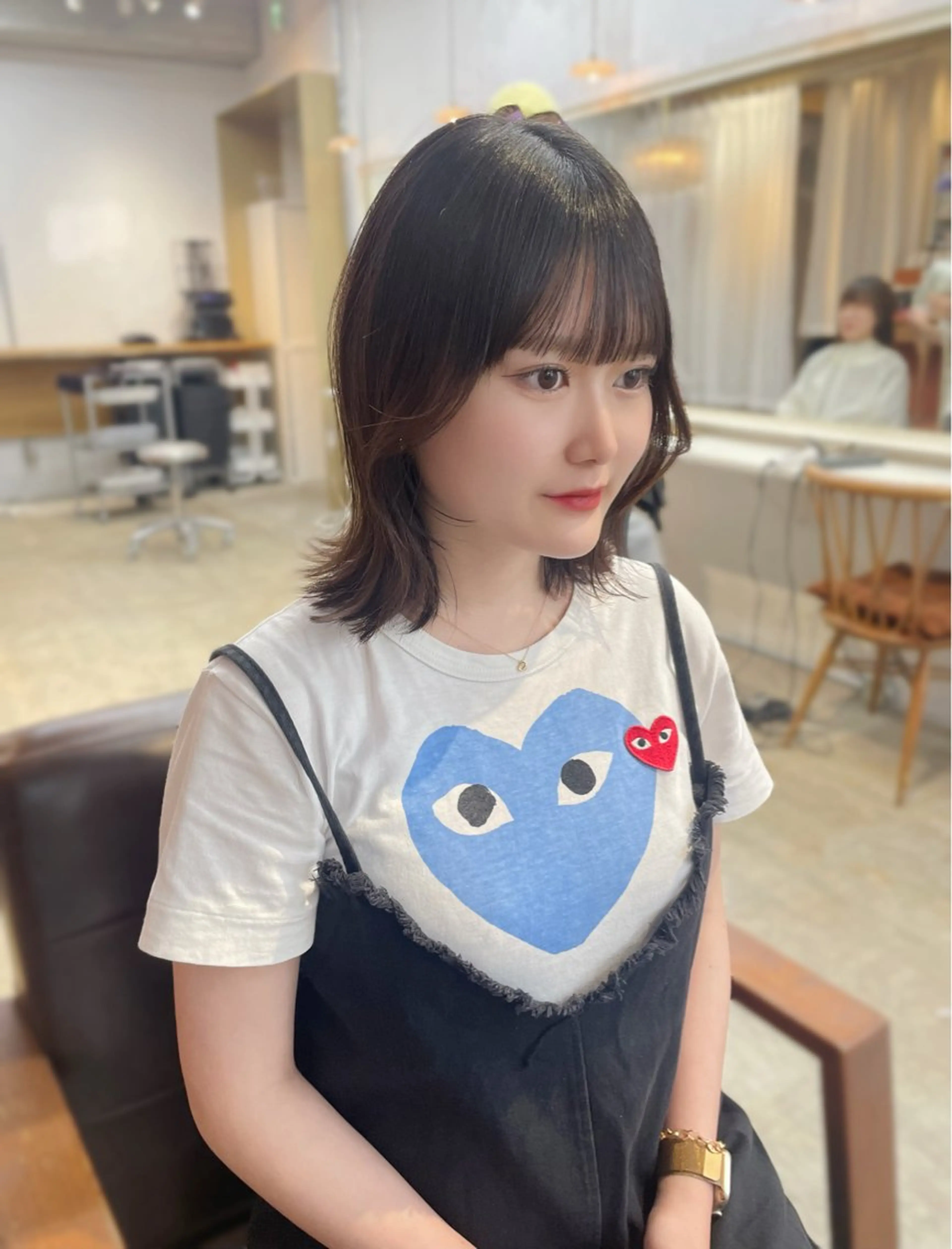 ミディアム カット トリートメント ショート/レイヤー カット/ミサキ💐のヘアスタイル