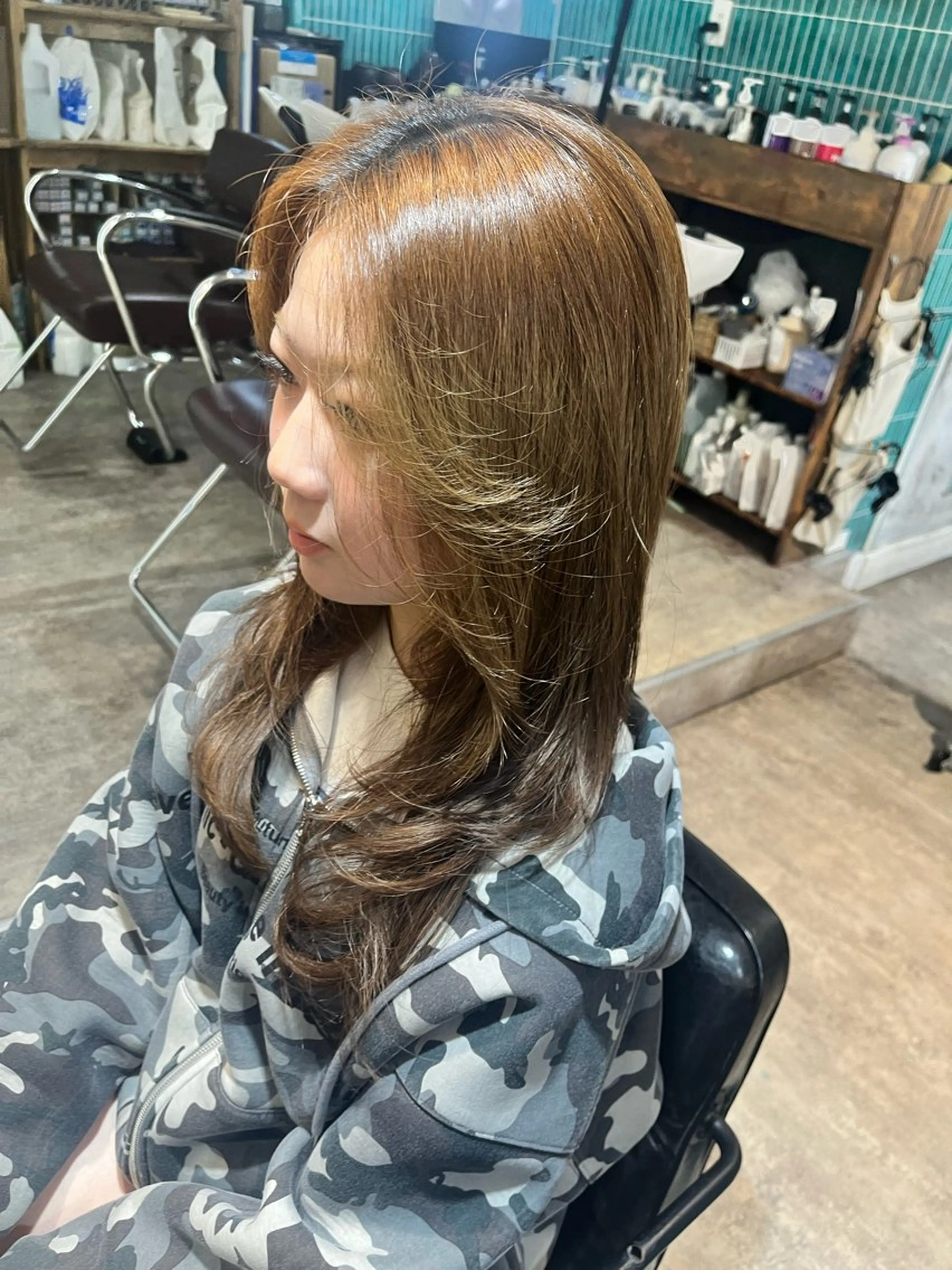 ロング カット 新宿デザインカット 👶RENAのヘアスタイル