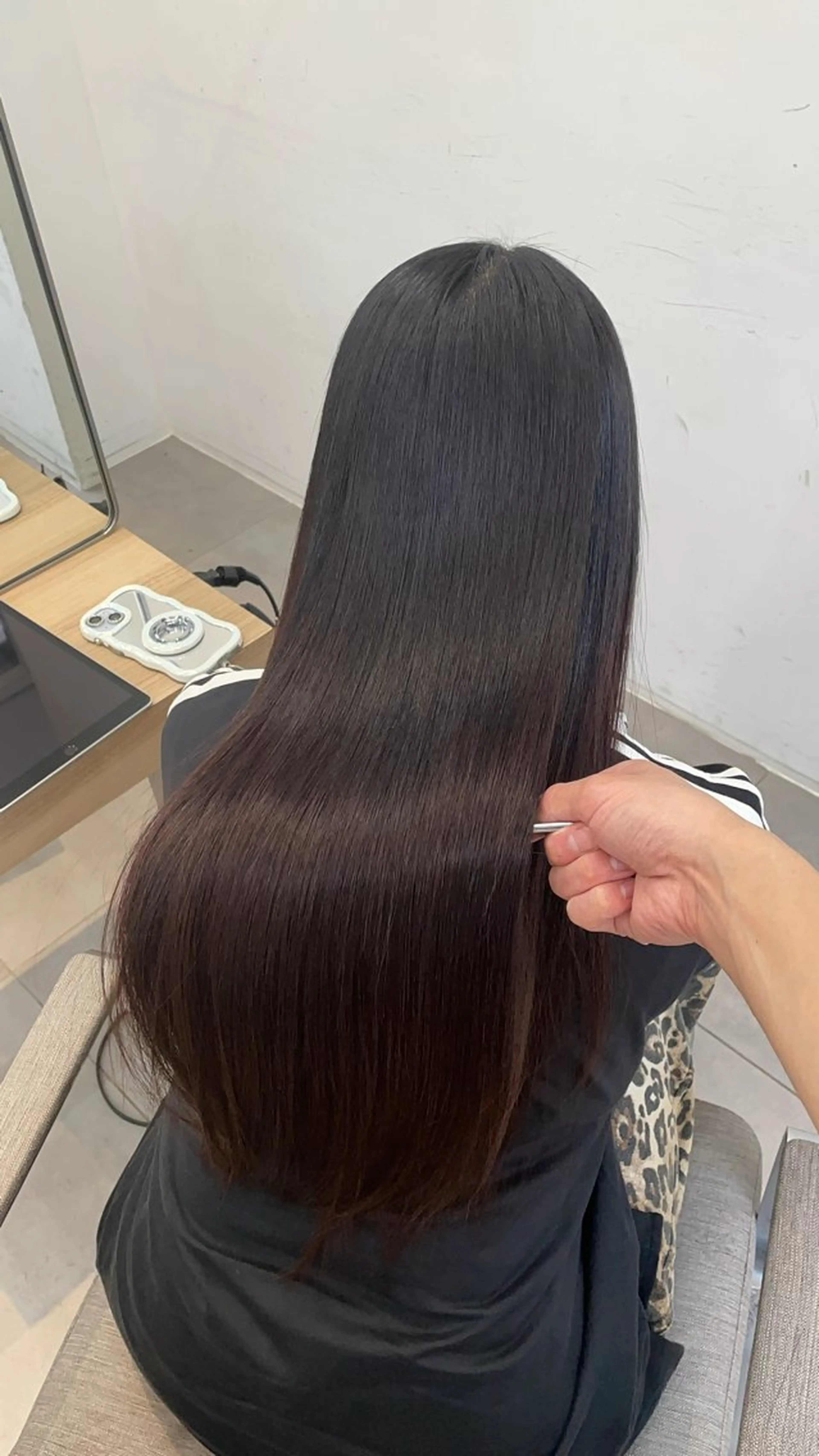 ロング カット 縮毛矯正 トリートメント ヘッドスパ ✨髪質改善✨美髪 矯正🫧小泉のヘアスタイル