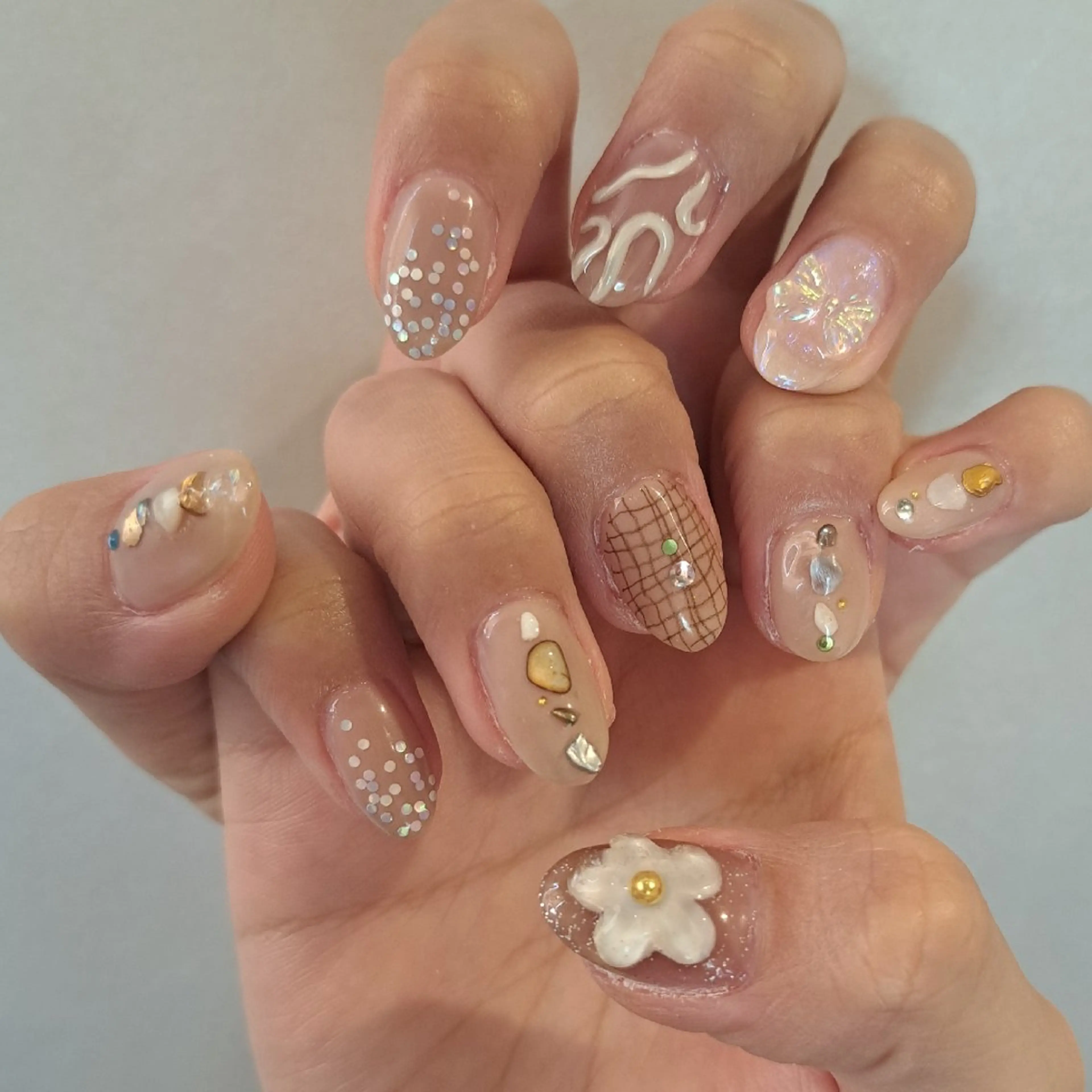 ネイル アートネイル ジェルネイル 韓国ネイル 持ち込み ニュアンスネイル Nail mood /アートし放題のネイルデザイン