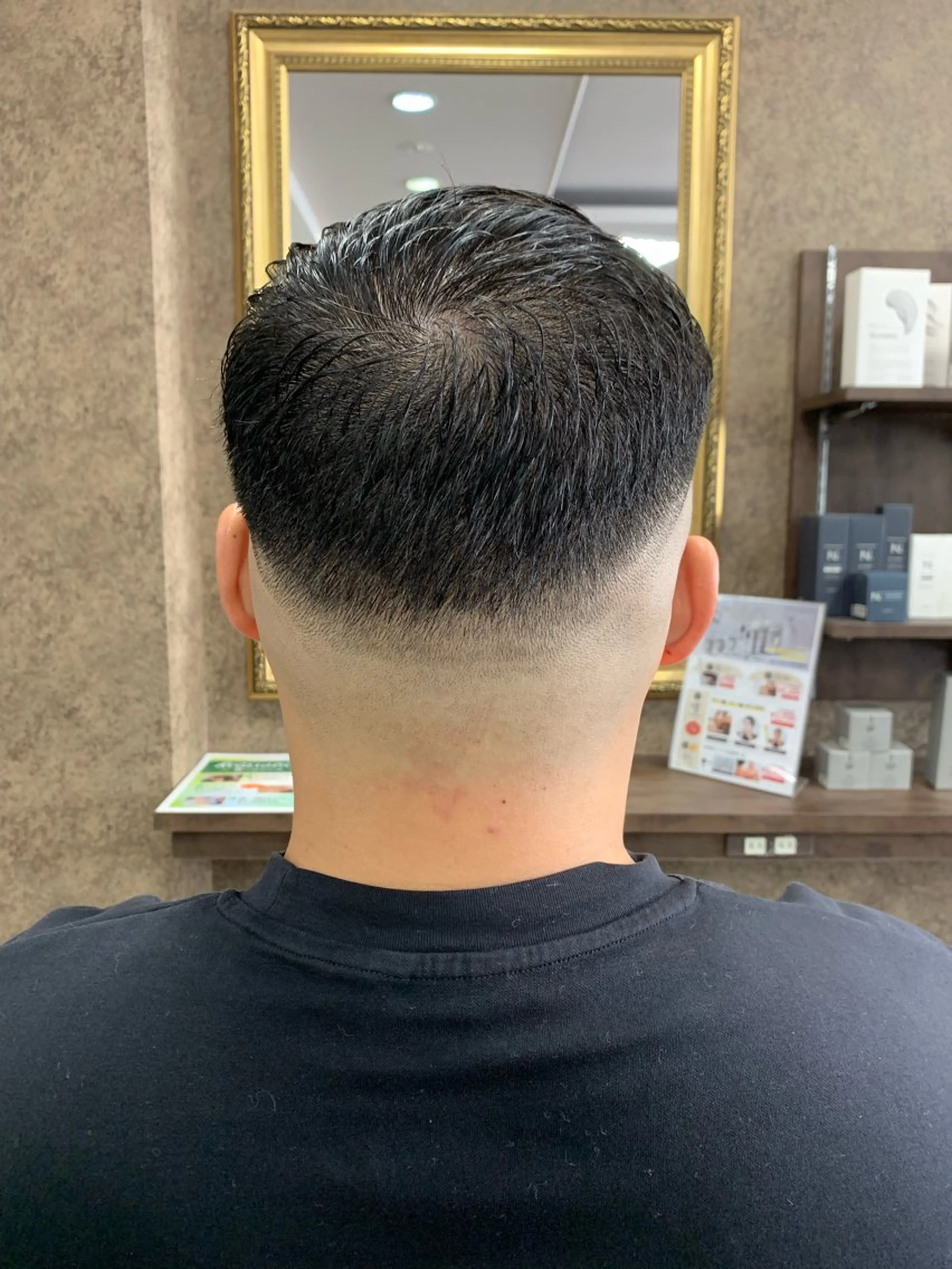 ショート バーバーショップ涼桜新町店所属・田中大 パーマ/メンズカットのヘアスタイル