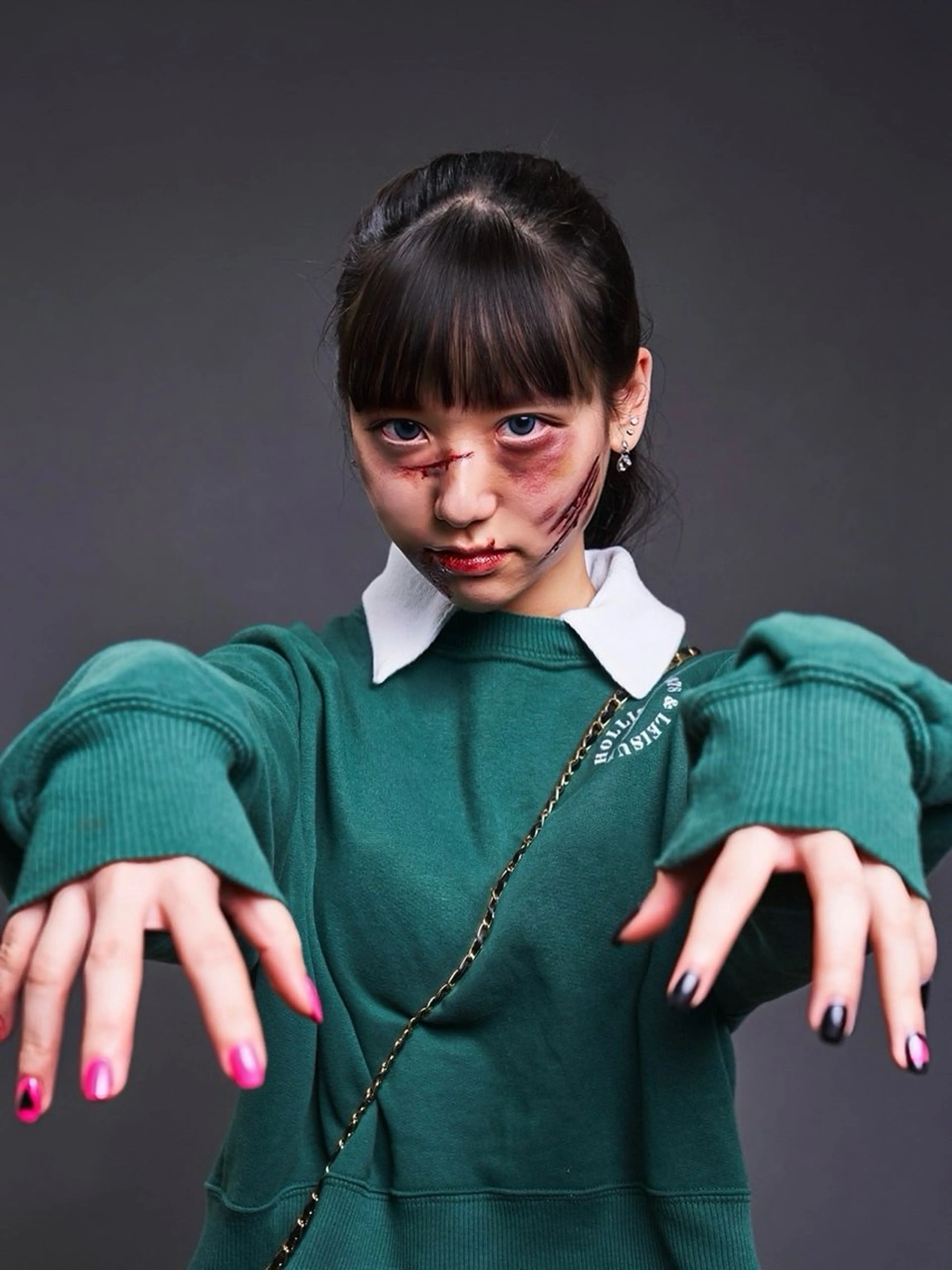 【10月限定🎃】𝐇𝐚𝐥𝐥𝐨𝐰𝐞𝐞𝐧 𝐦𝐚𝐤𝐞𝐮𝐩🧟‍♀️🩸 傷や痣などの特殊メイクの写真