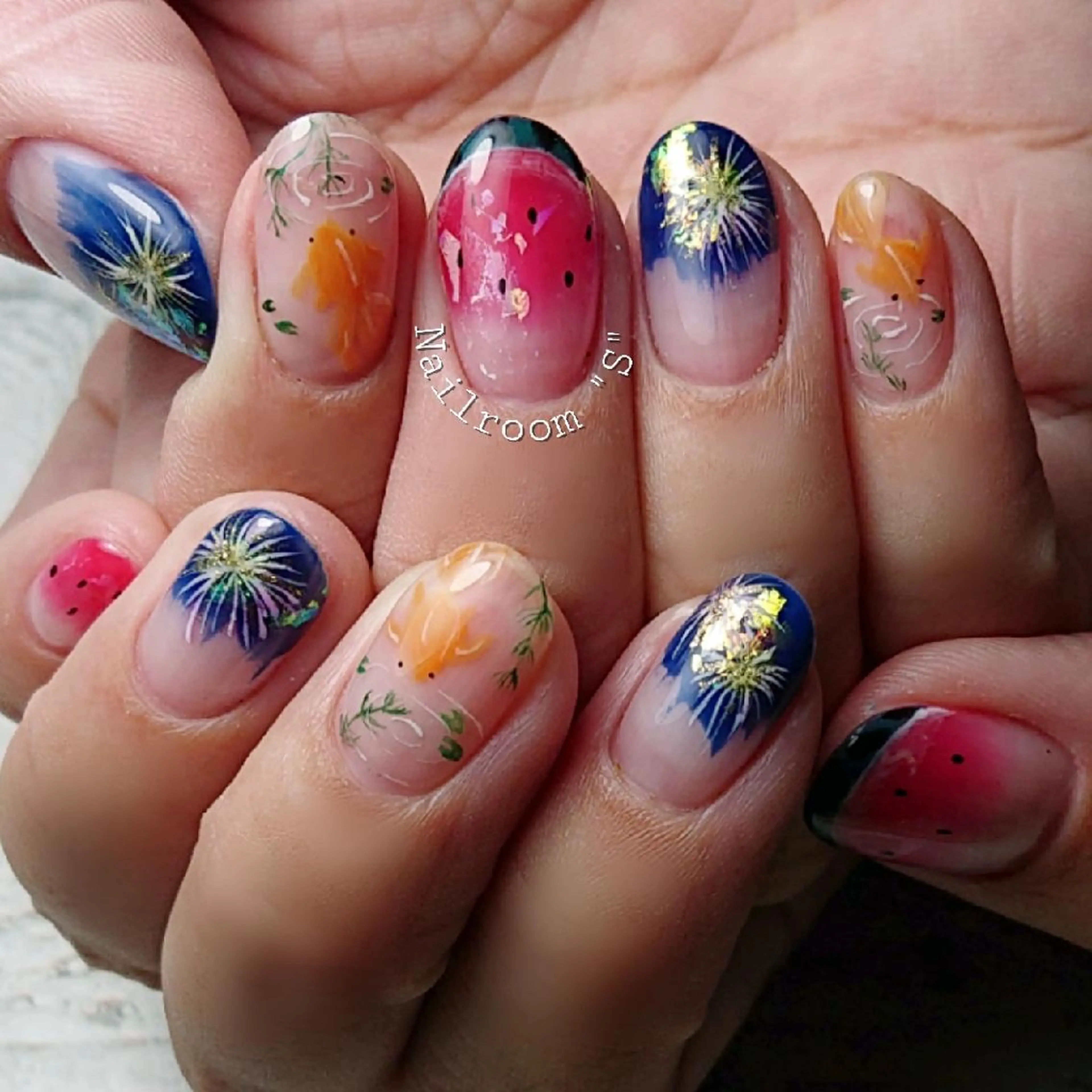 ネイル ハンドネイル ハンドケア Nail room  "S"  SAKAIのネイルデザイン
