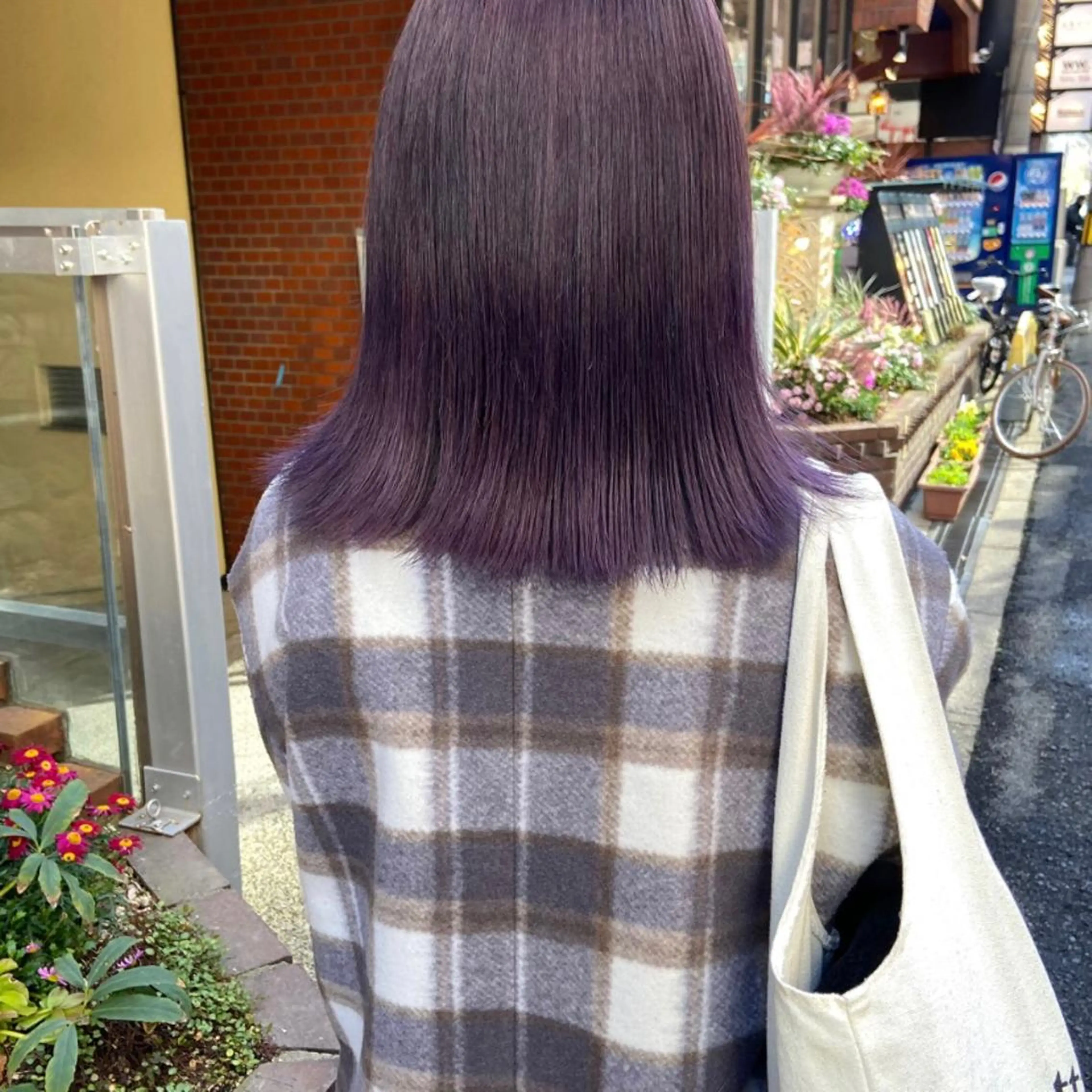 セミロング カラー ベージュカラー ブリーチ ケアブリーチ 透明感カラー ダブルカラー mai 🥀 パーマモデル募集🌀のヘアスタイル