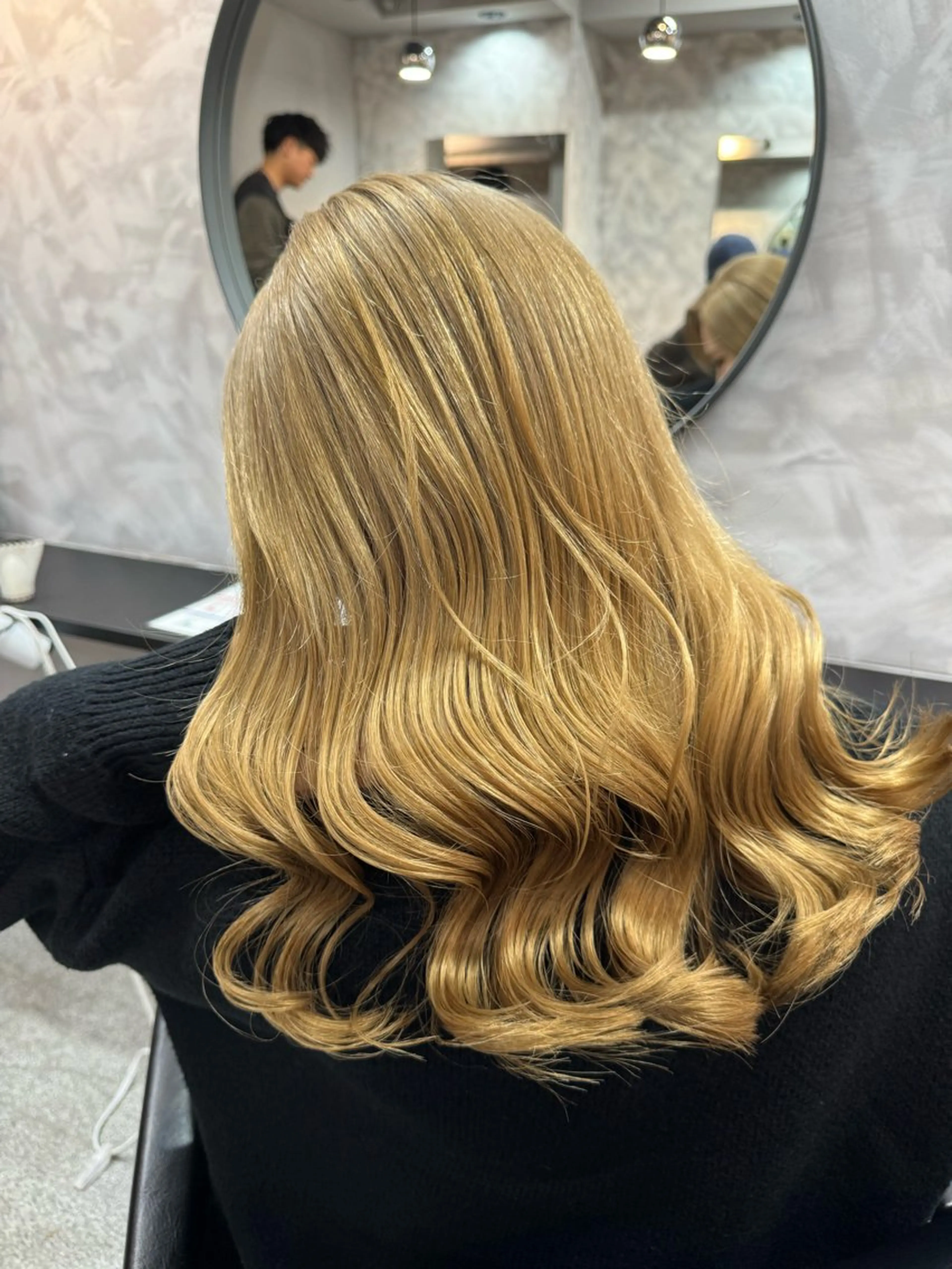 ロング エクステ 韓国風ヘア トリートメント ヘアカラー トリートメント 👑最高峰エクステ 👑新宿/タイセイのヘアスタイル