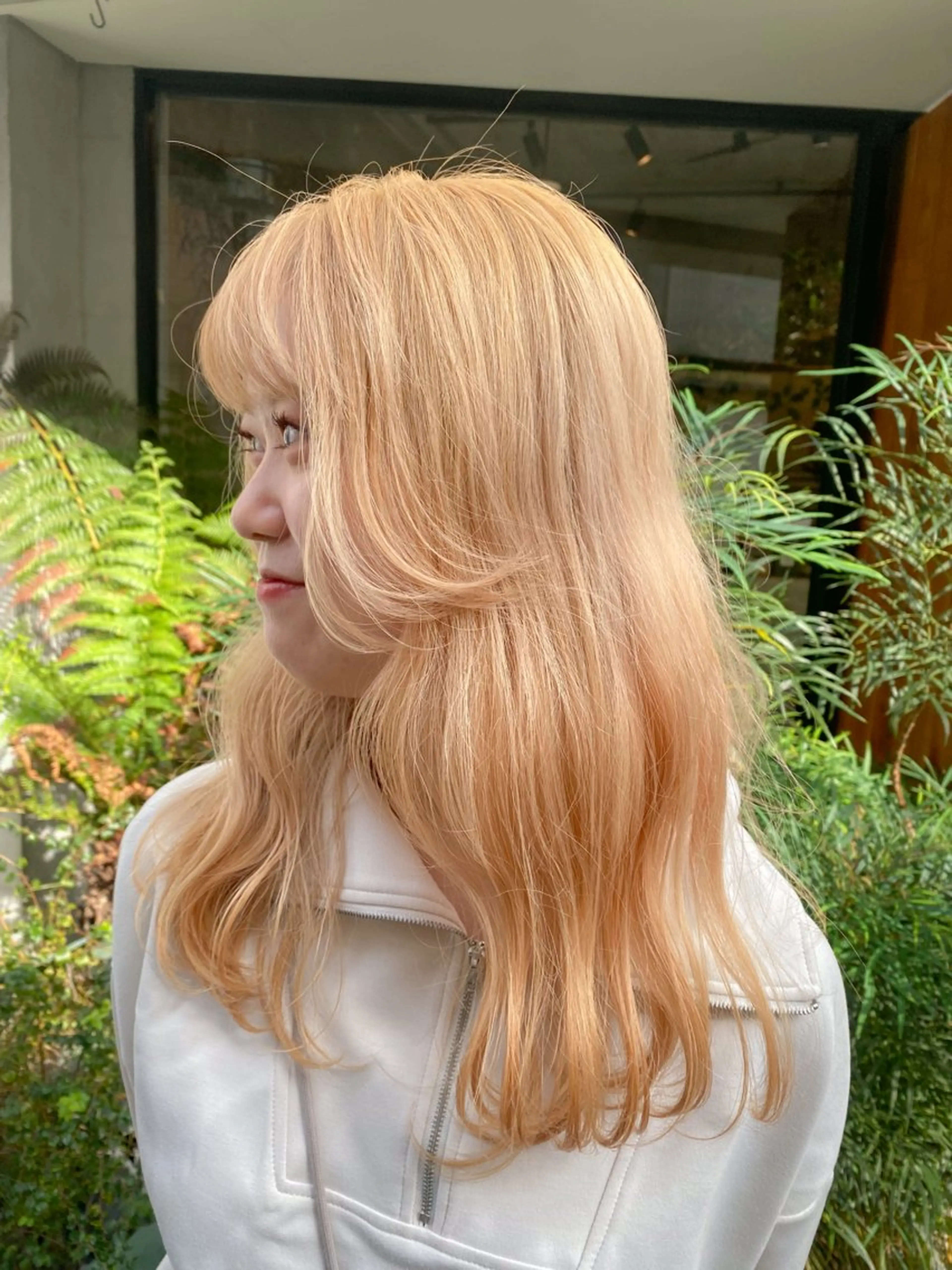 セミロング ヘアカラー トリートメント ヘッドスパ 山田 綾乃/メンズカットのヘアスタイル