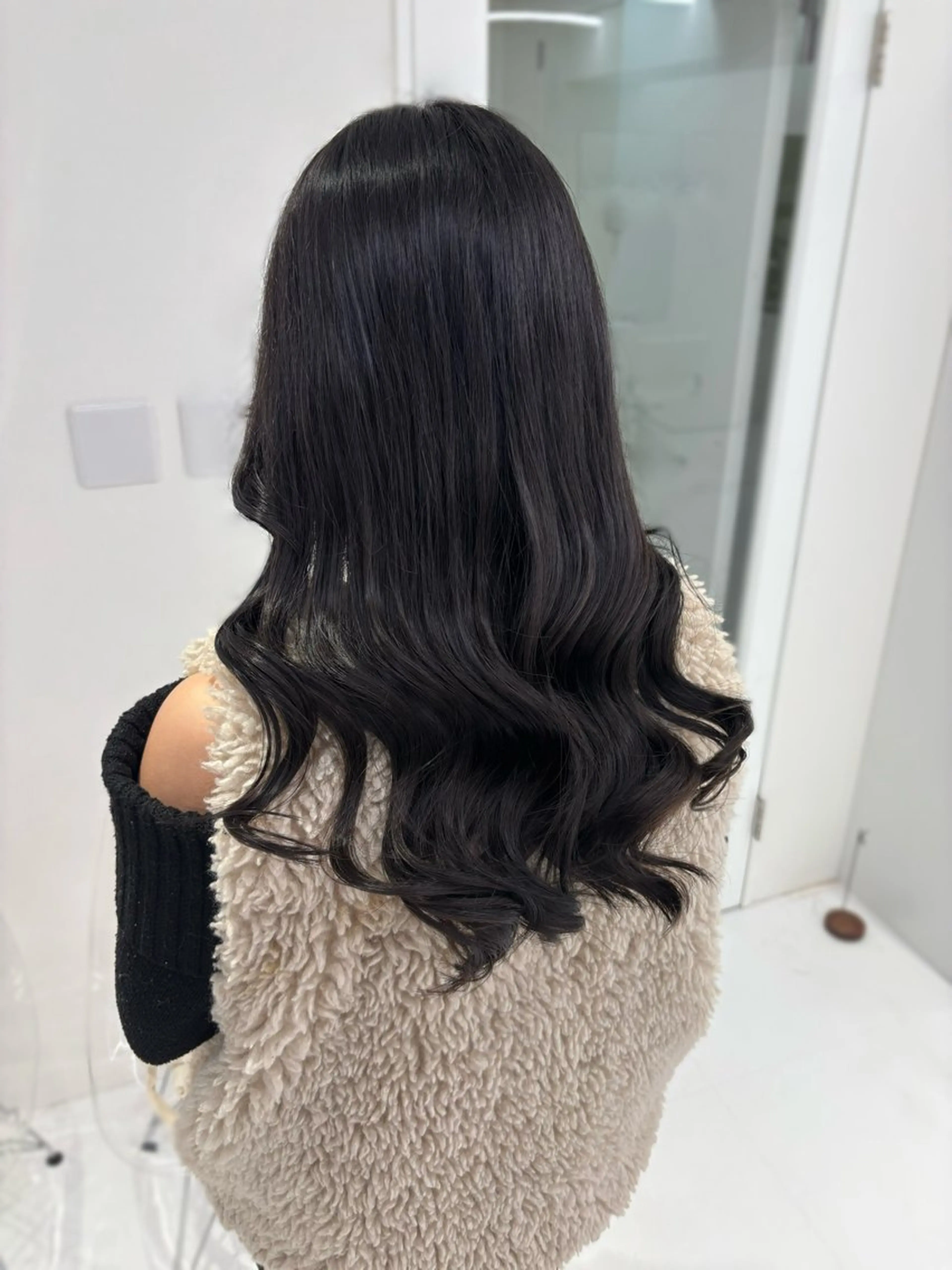 ロング カラー マツノ ユイのヘアスタイル