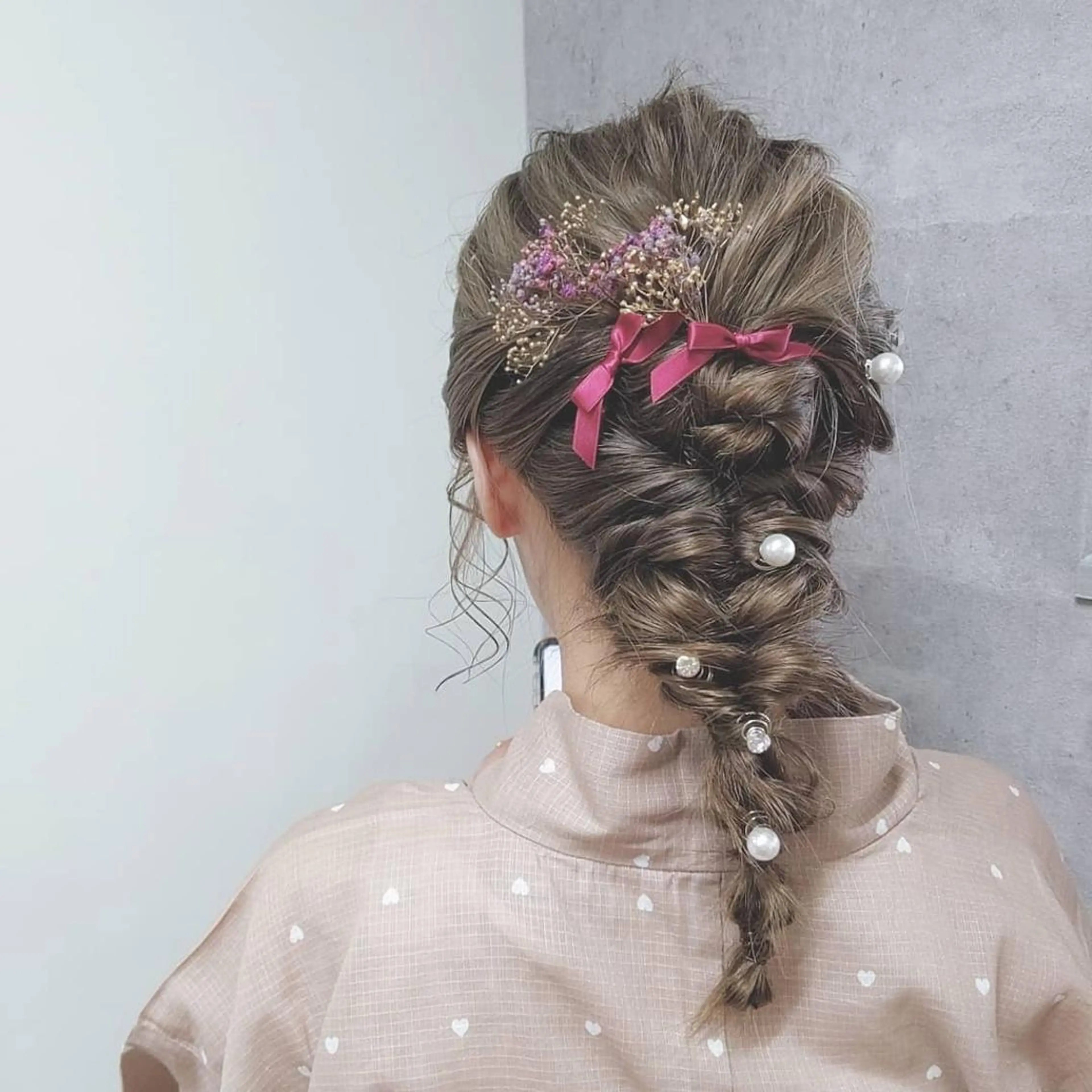 ロング ヘアアレンジ PRIVATE SALON EYES所属・EYES リアのマツエク・マツパデザイン