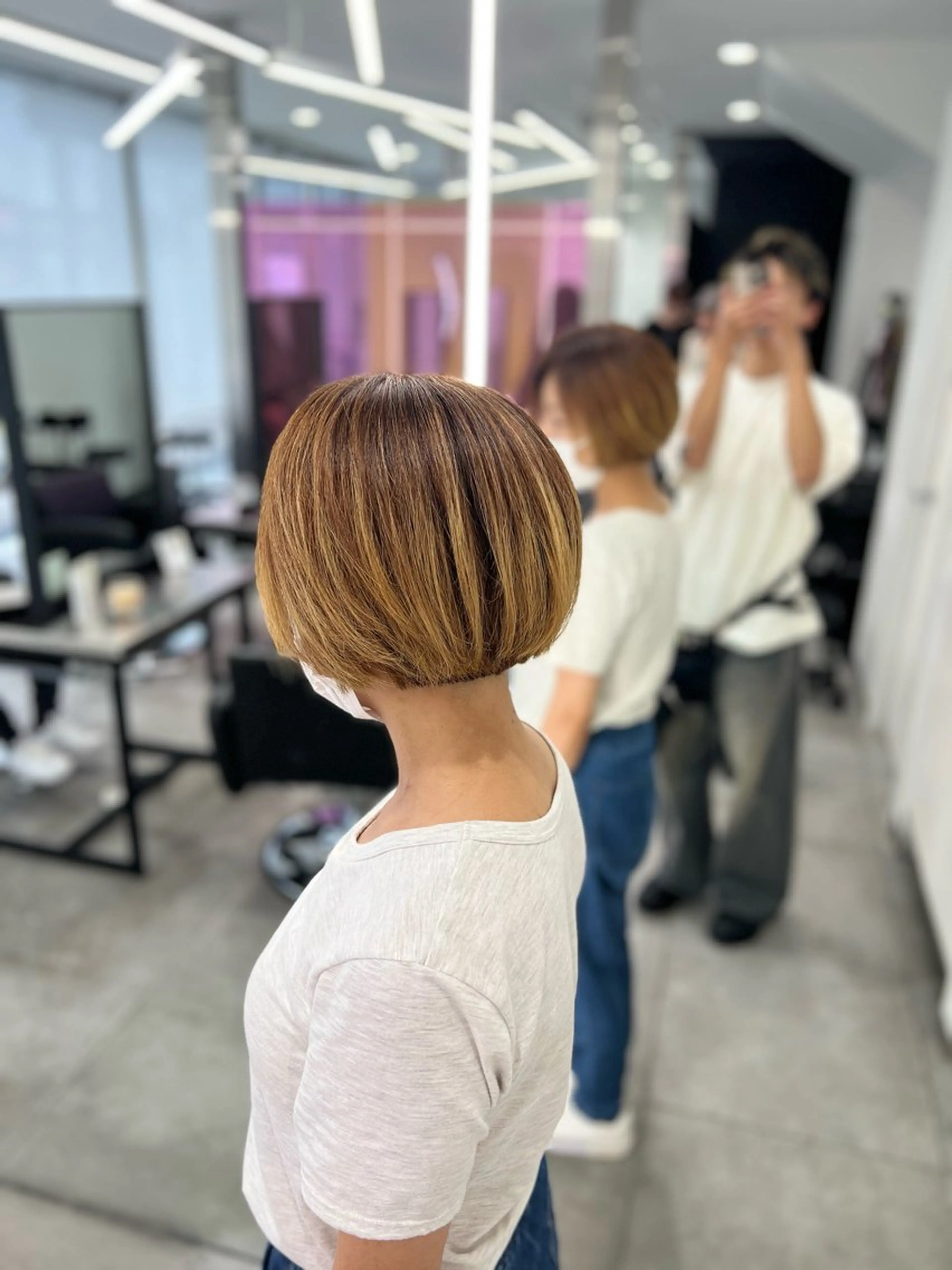 ショート ボブ 山田 隆聖のヘアスタイル