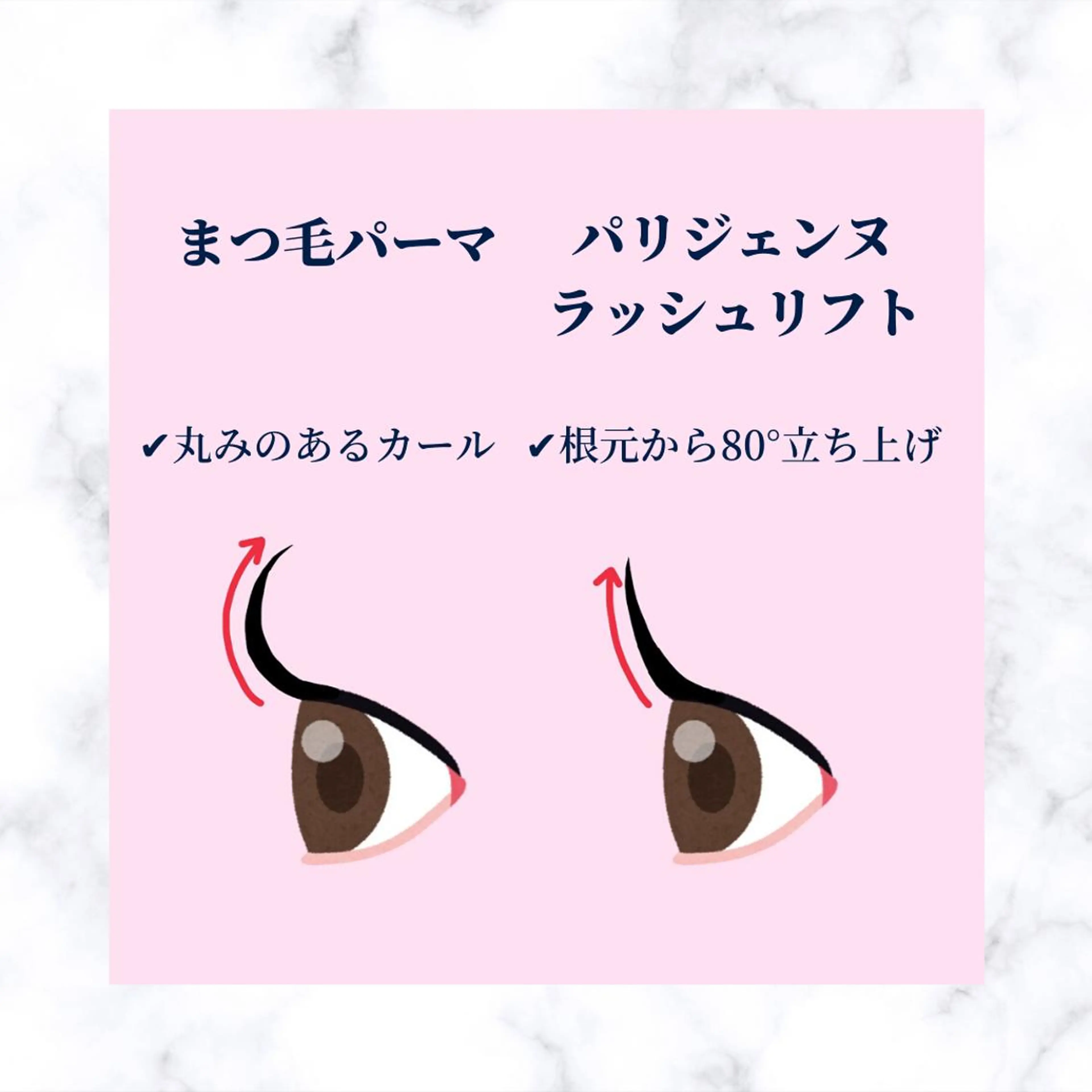 マツエク・マツパ eight eyelash池袋店のマツエク・マツパデザイン