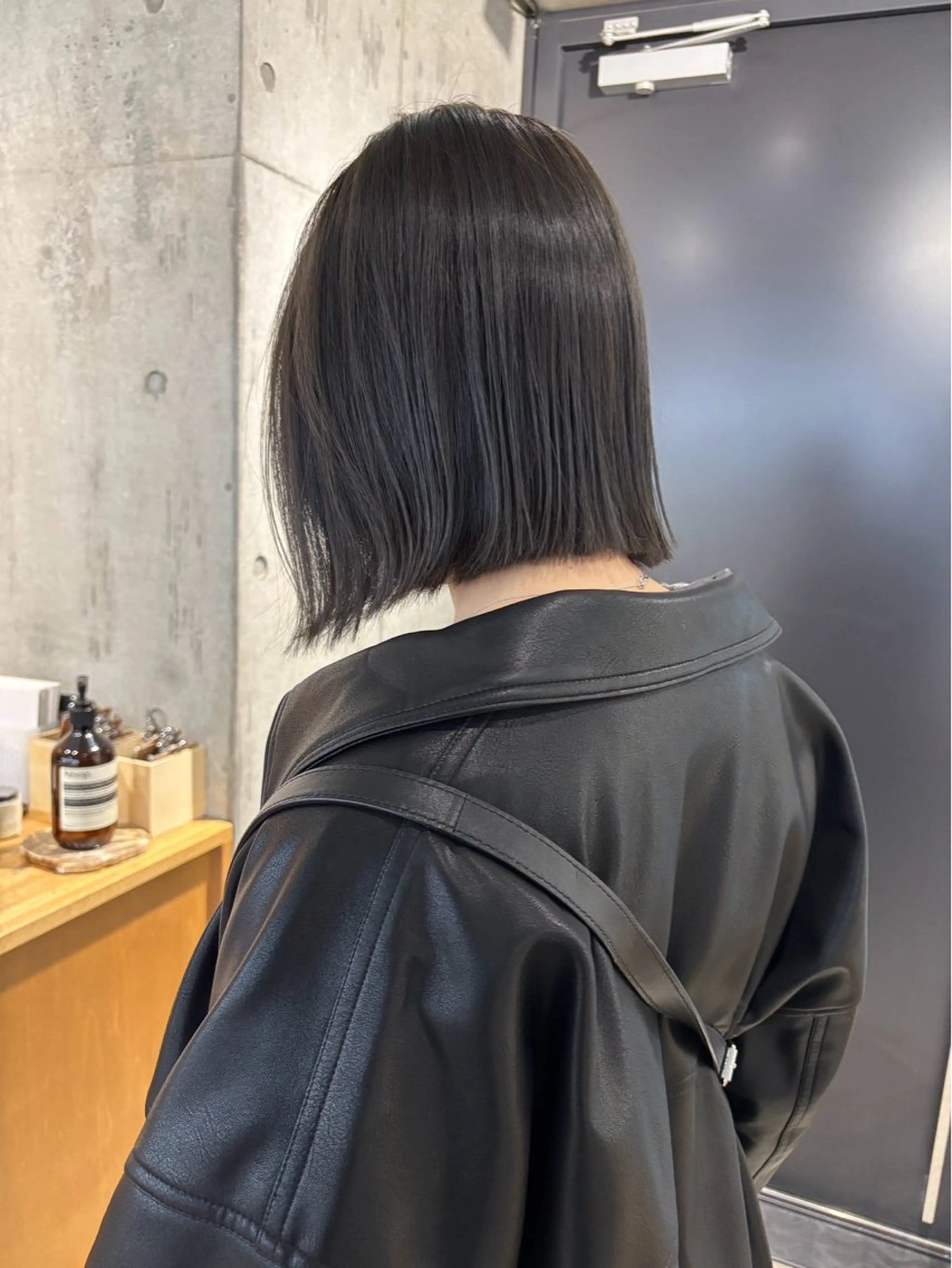 ミディアム カラー ヘアカラー トリートメント 中里　凜 /自由が丘/カラーのヘアスタイル