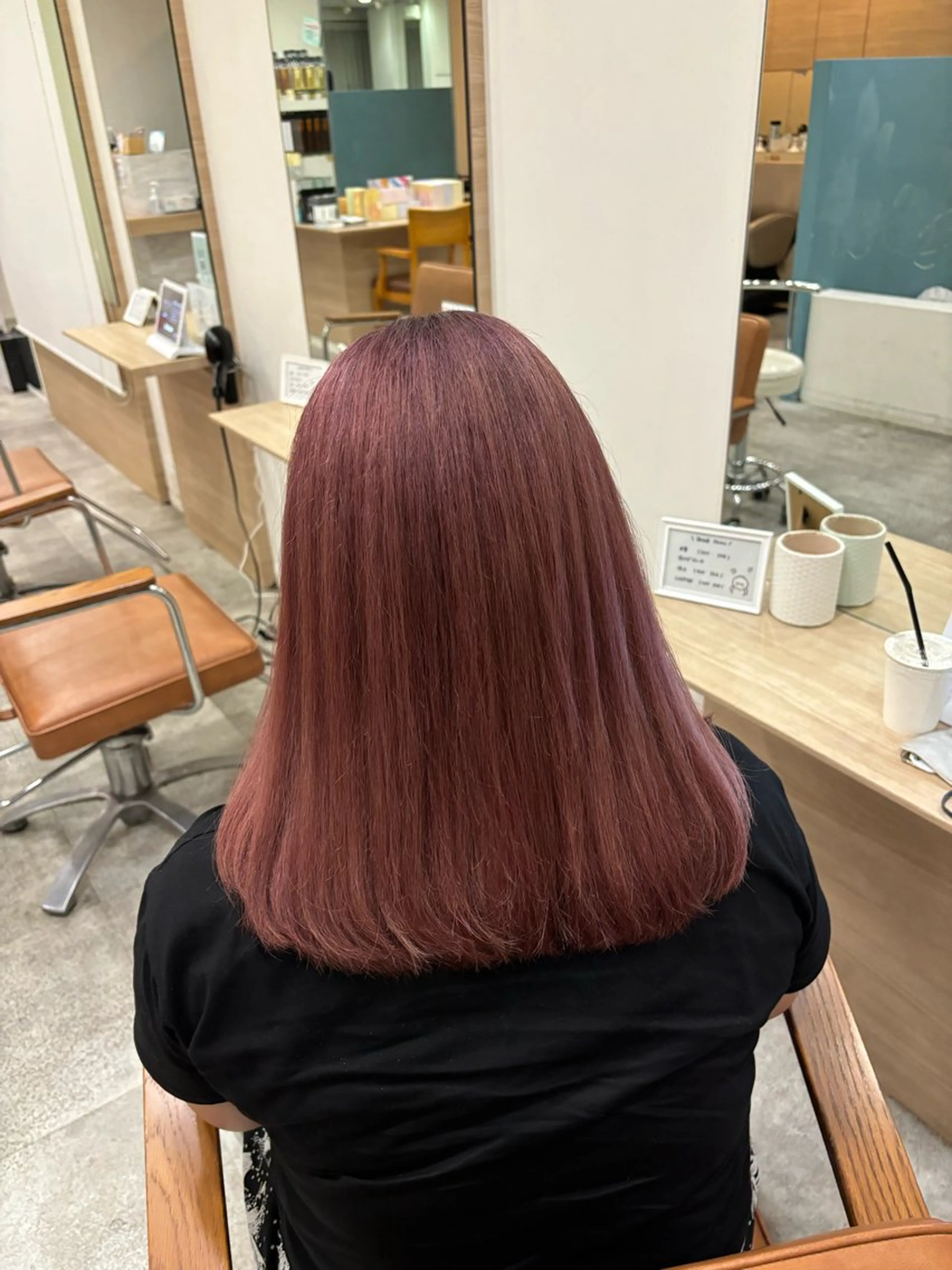 セミロング カラー カット ヘアカラー トリートメント アスカ/ 武庫之荘美容室のヘアスタイル