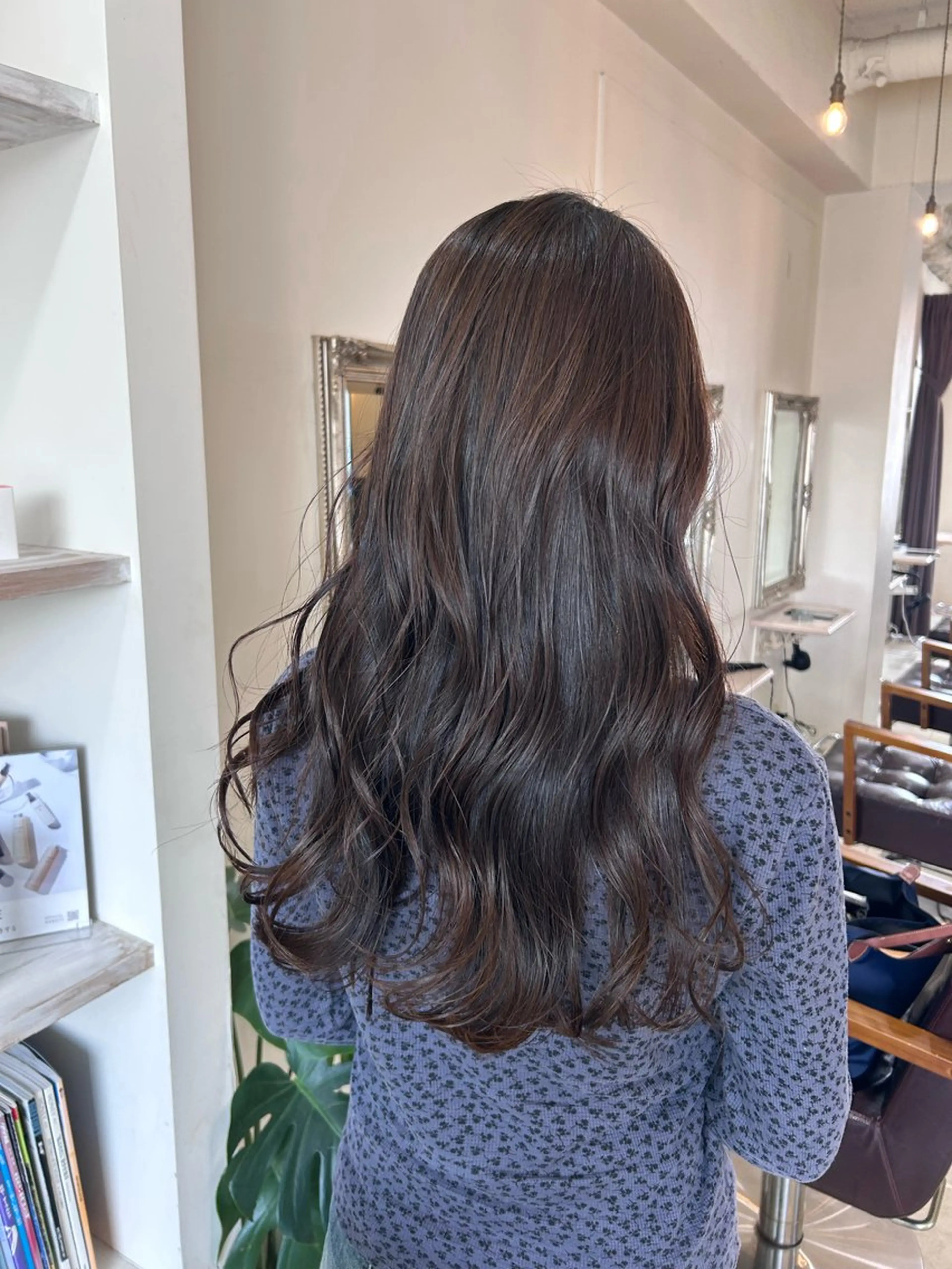 ロング カラー ヘアアレンジ ベージュカラー 🫧nano.カラー ヘアアレンジのヘアスタイル