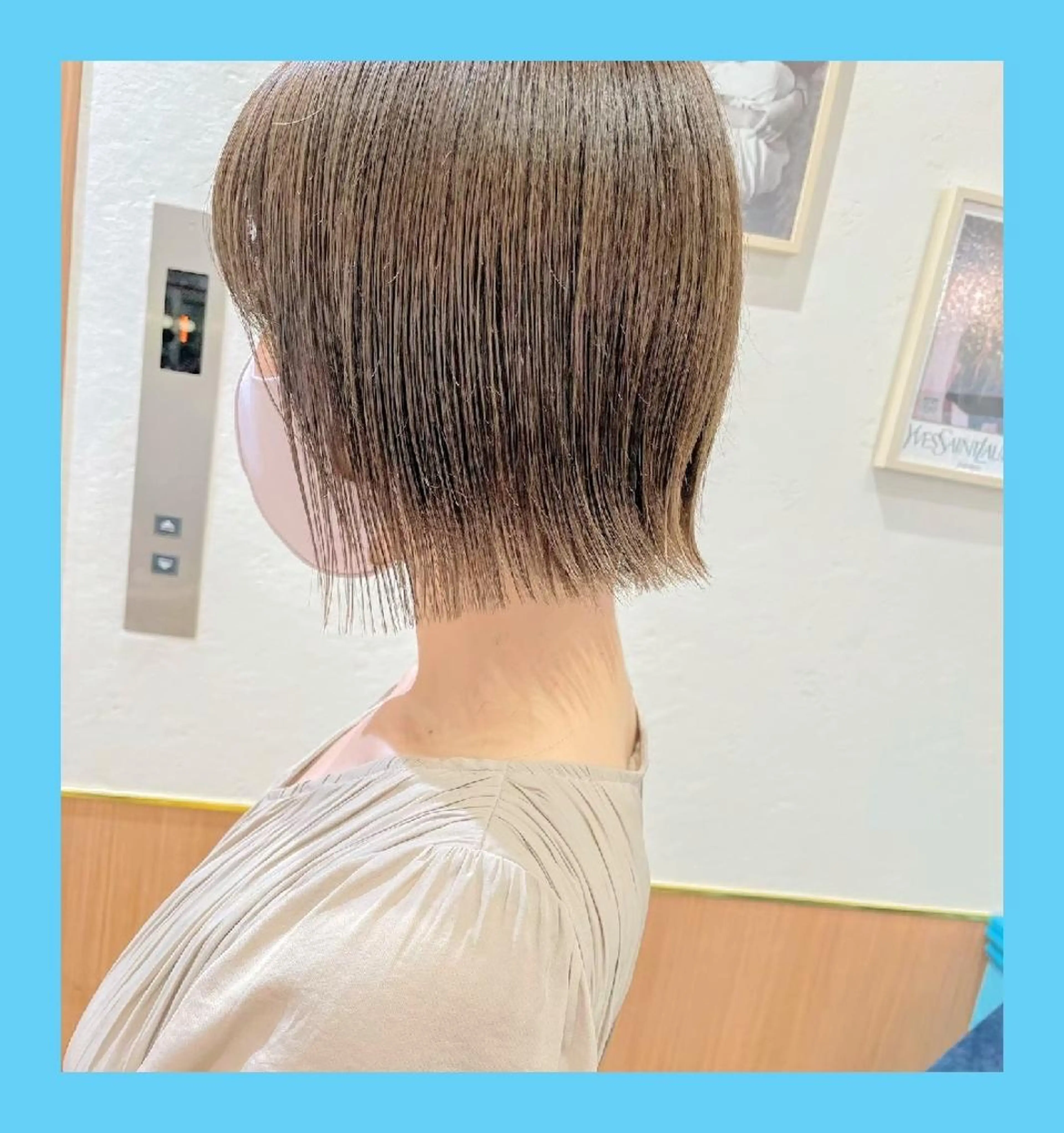 ショート カラー ベージュカラー 黒髪 ブリーチ ブロンド ブルーカラー カット ヘアカラー 縮毛矯正 トリートメント ボブ/韓国ヘア/縮毛 /髪質改善💠翔平のヘアスタイル