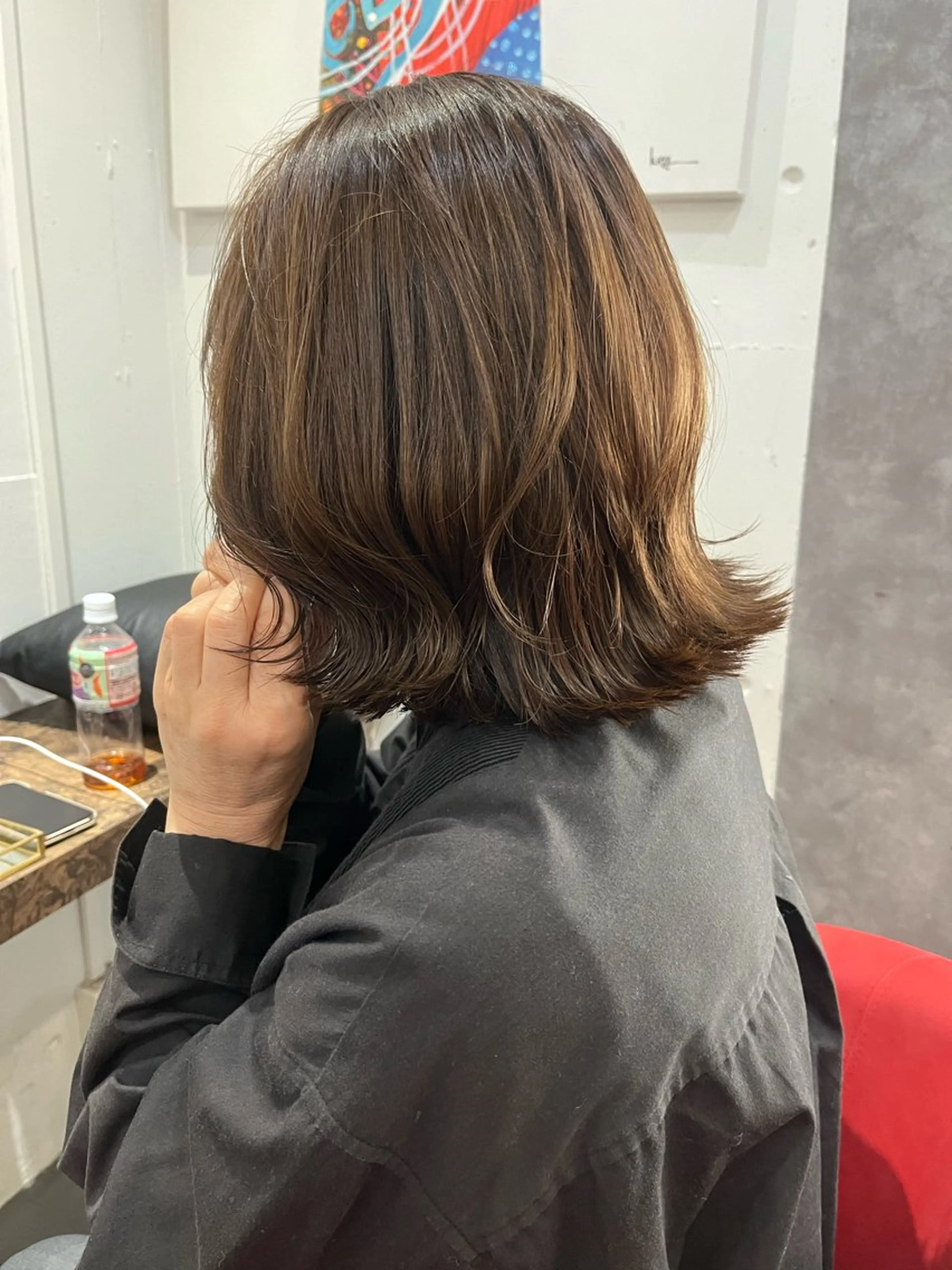 ミディアム カラー ヘアアレンジ ヘアカラー 駅チカ【ali'i】 アリイ花崎友美☘のヘアスタイル