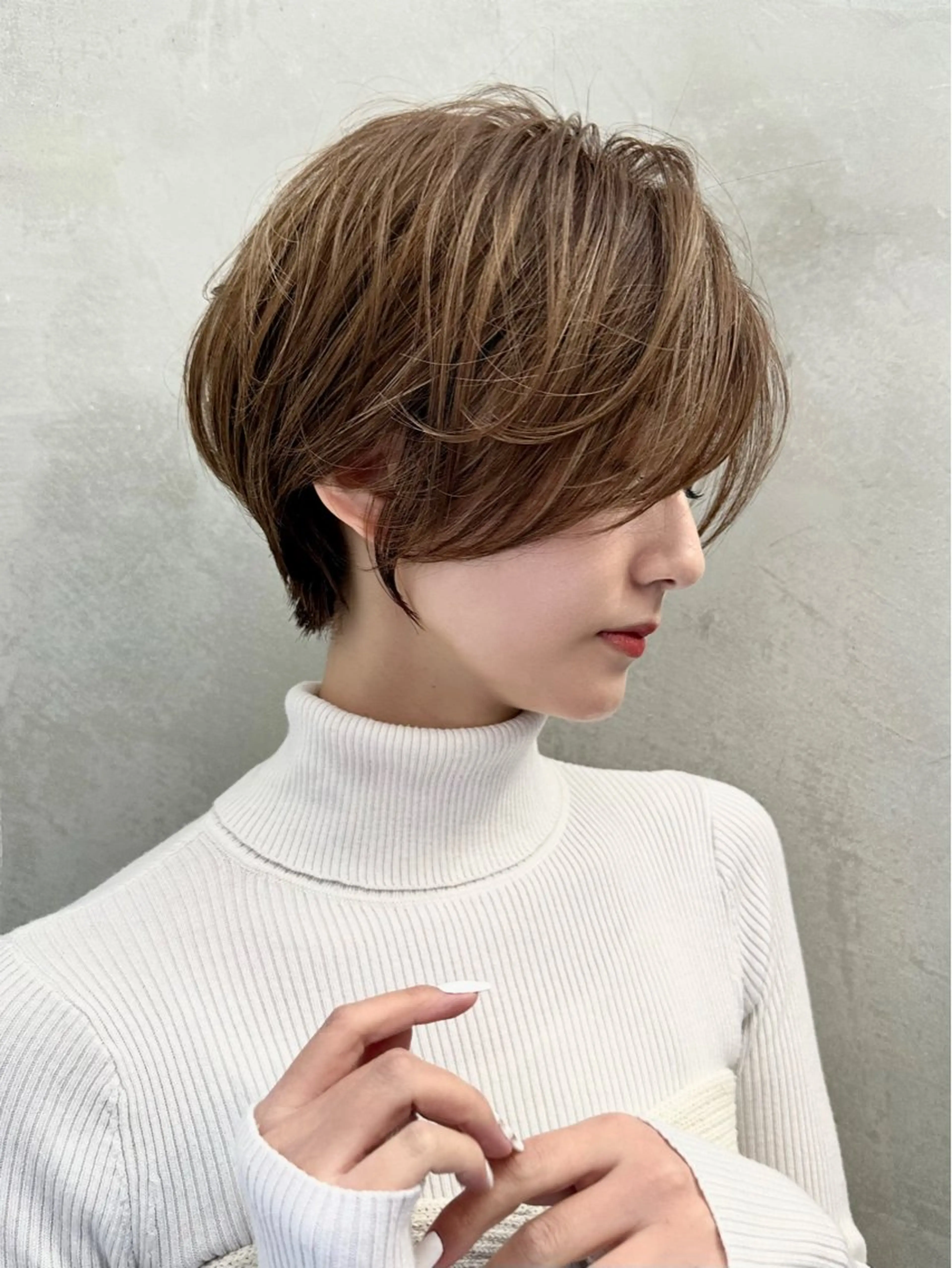 ショート ショートヘア 小顔カット カット ヘアカラー トリートメント ヘッドスパ 遠藤大雅 ショート /韓国ボブ🌈のヘアスタイル