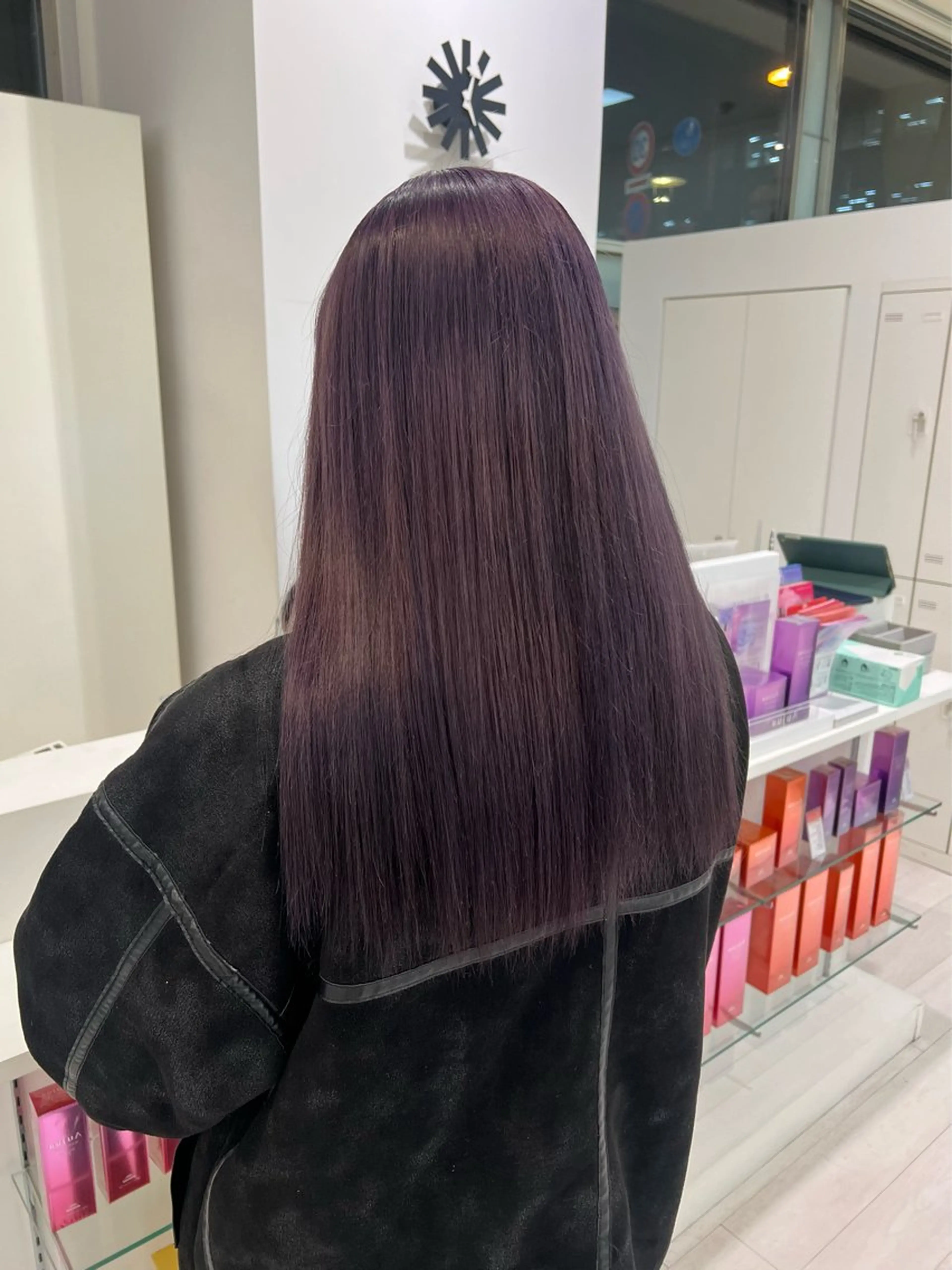 ロング カラー ヘアカラー ParveMix🍀 藤原愛未のヘアスタイル