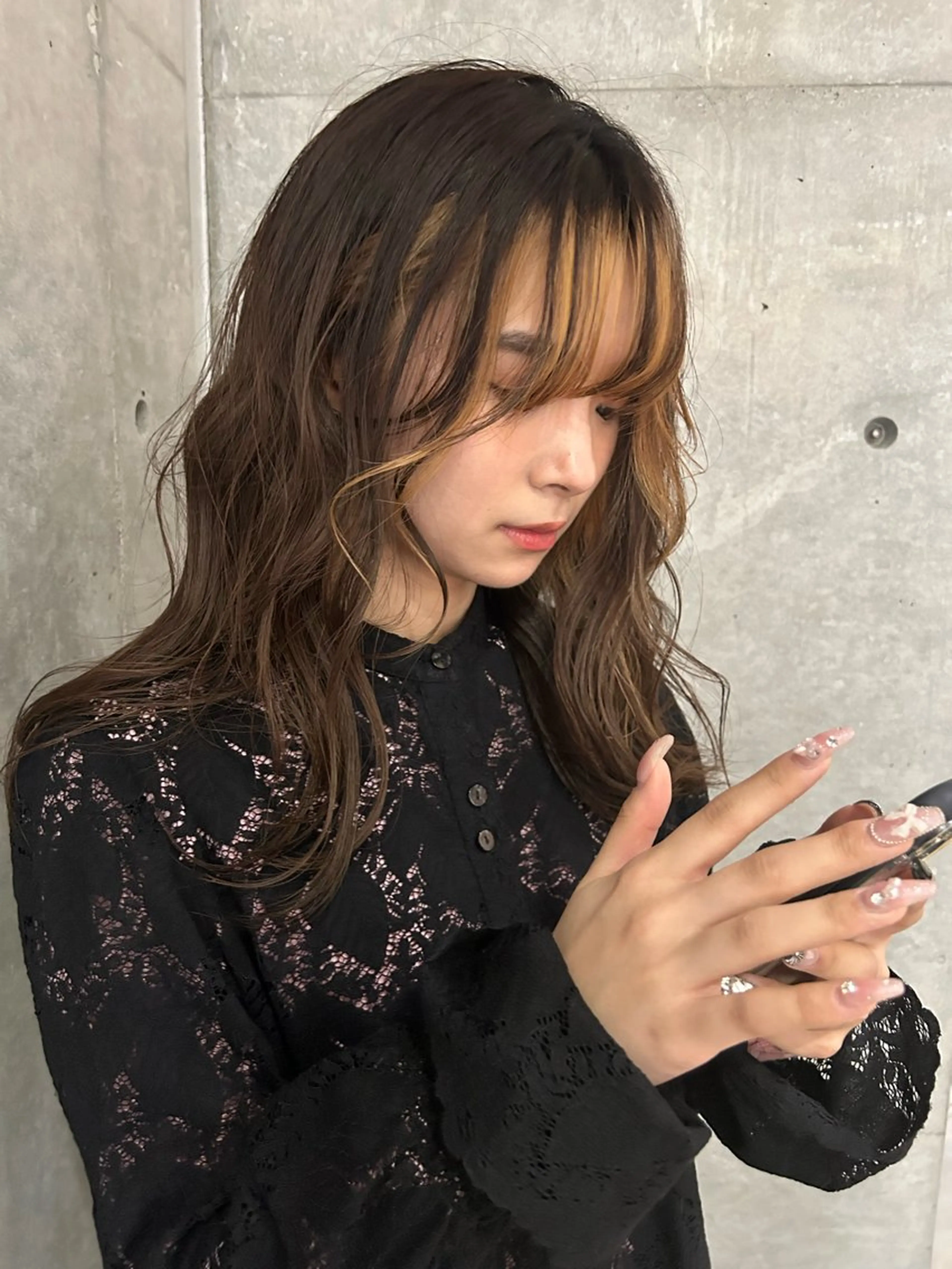 セミロング カット トリートメント FERIA池田店 瀧本岬のヘアスタイル