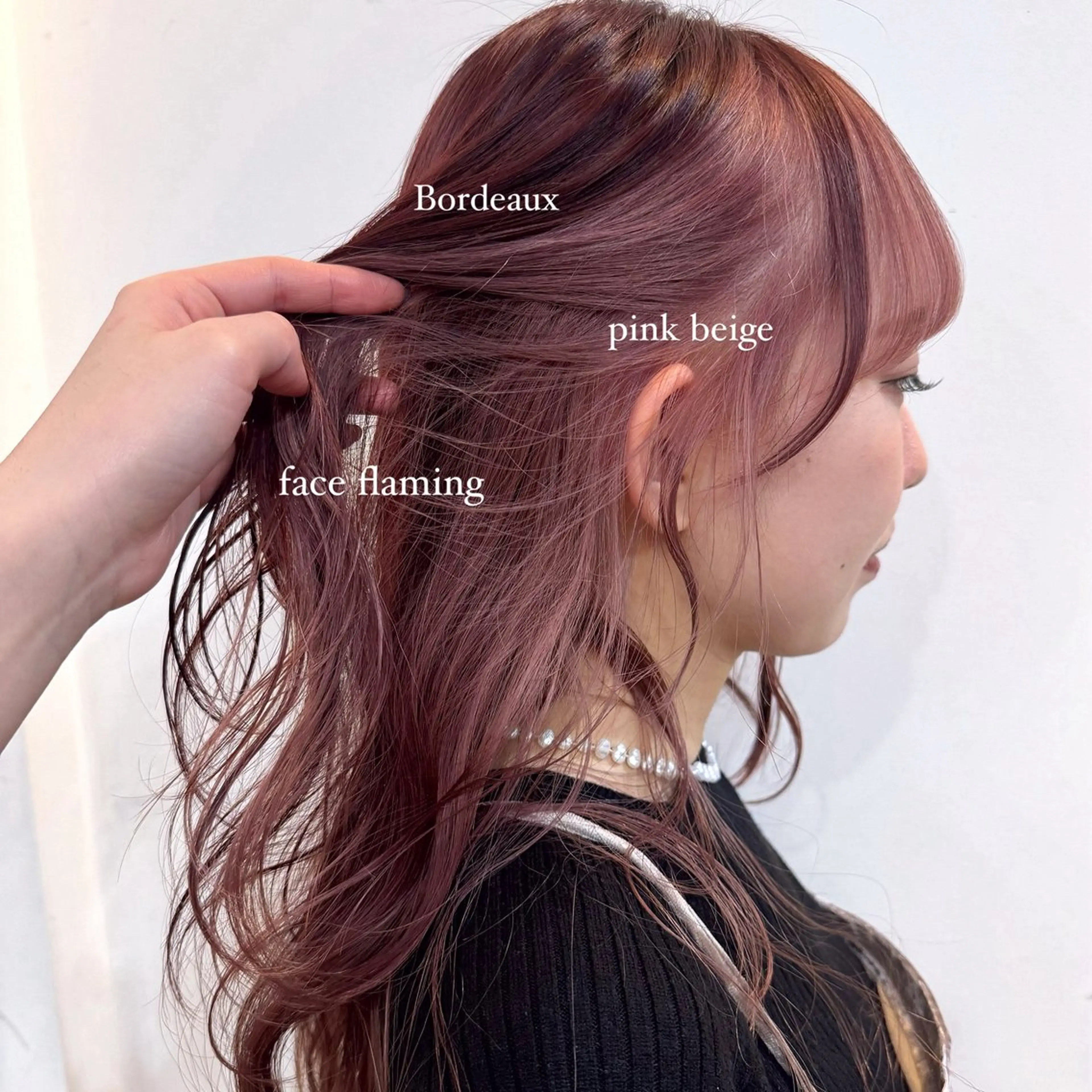 ミディアム カラー ヘアカラー トリートメント ヘッドスパ yuuka/ボブ/ダ ブルカラー/髪質改善のヘアスタイル