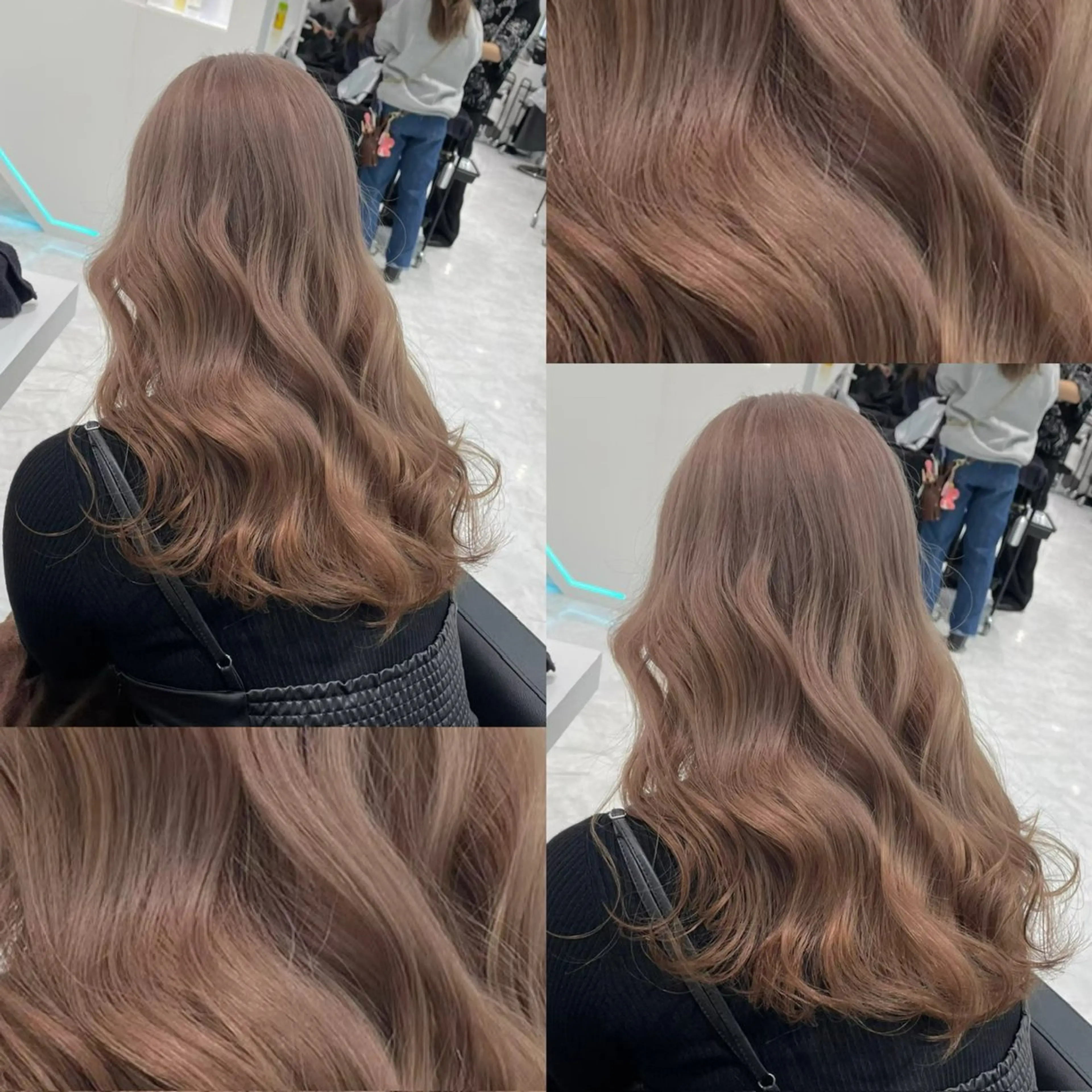 ミディアム カラー ヘアカラー トリートメント 艶髪グレージュ特化/ CHIKARAのヘアスタイル