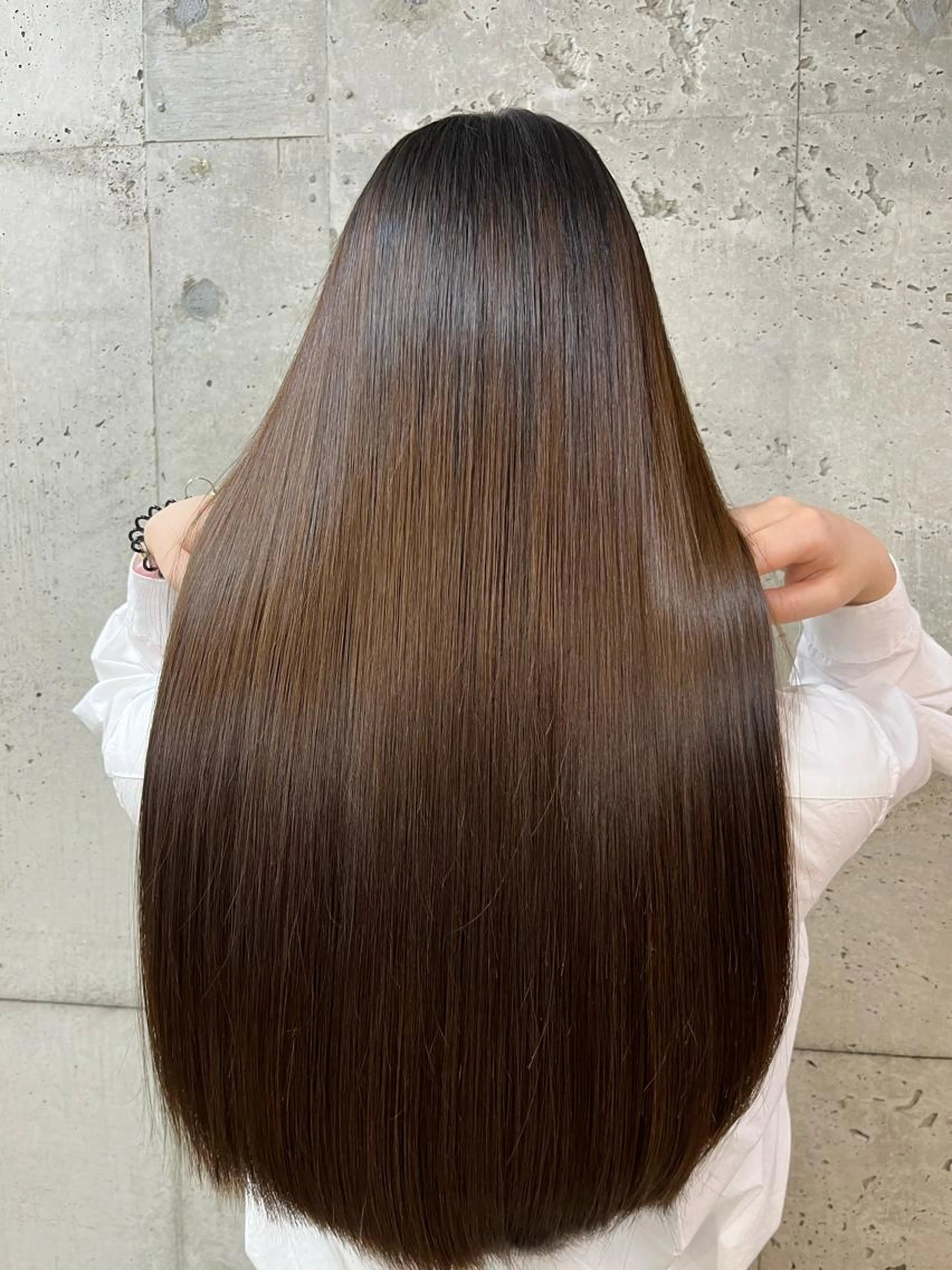 【✨縮毛矯正✨】💗調整カット+縮毛矯正+髪質改善トリートメント+ヘッドマッサージ🫧💗の写真