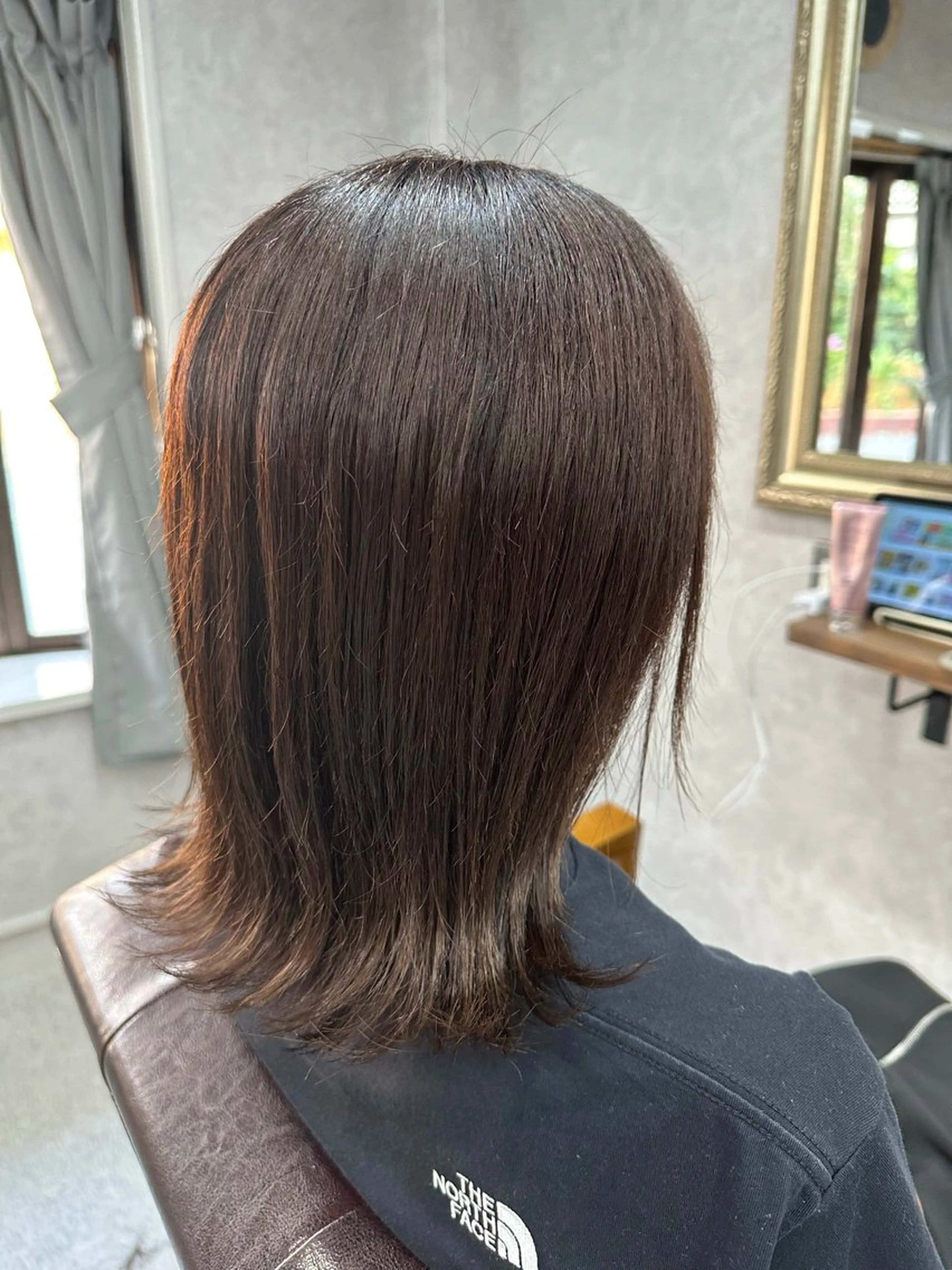 セミロング カット ヘアカラー トリートメント Lien 深井店のヘアスタイル