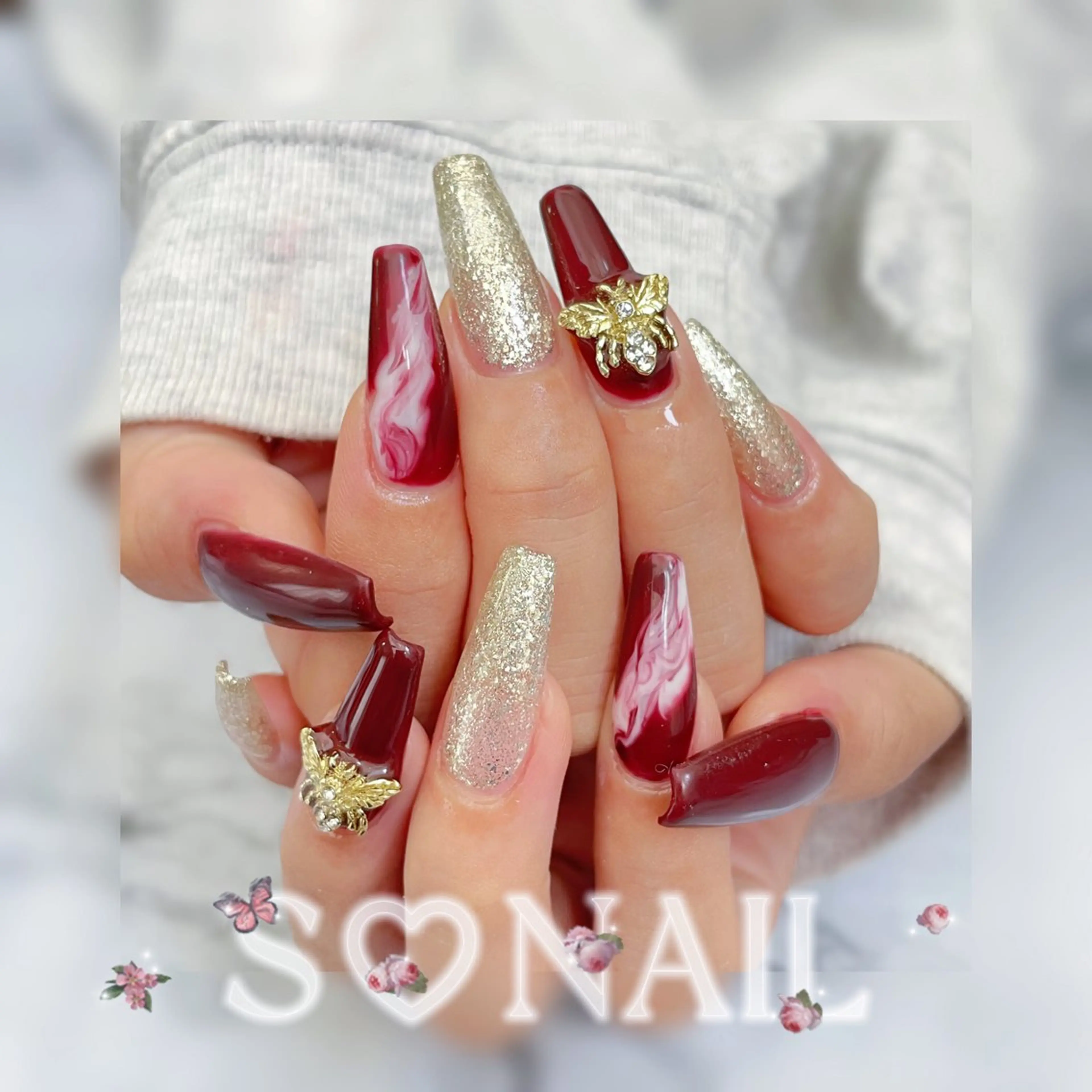 ネイル シンプルネイル ハンドネイル S♡NAIL所属・S.NAIL Suuのネイルデザイン