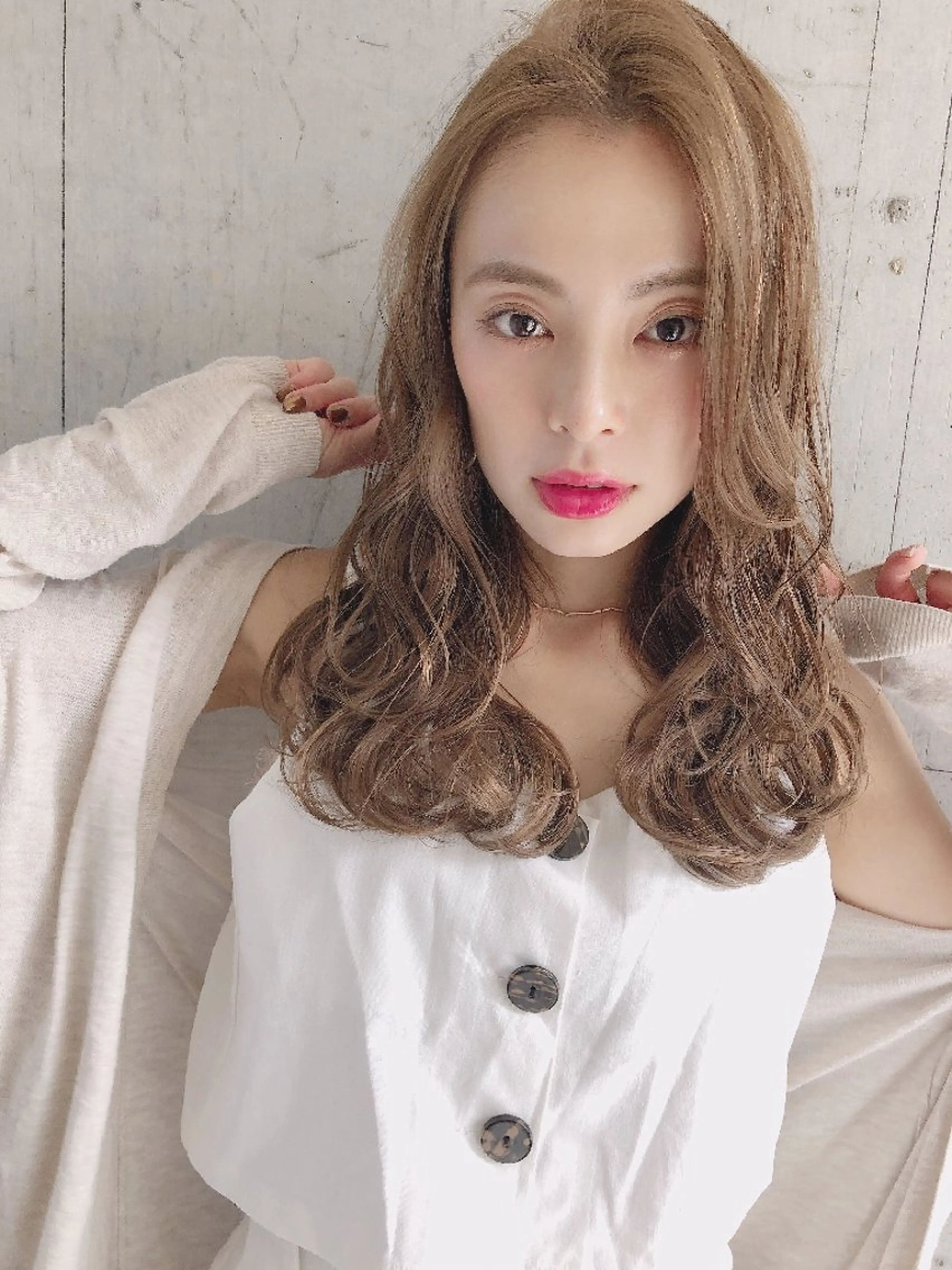 セミロング サロウィン銀座ray店所属・シノヅカ ケンゾーのヘアスタイル