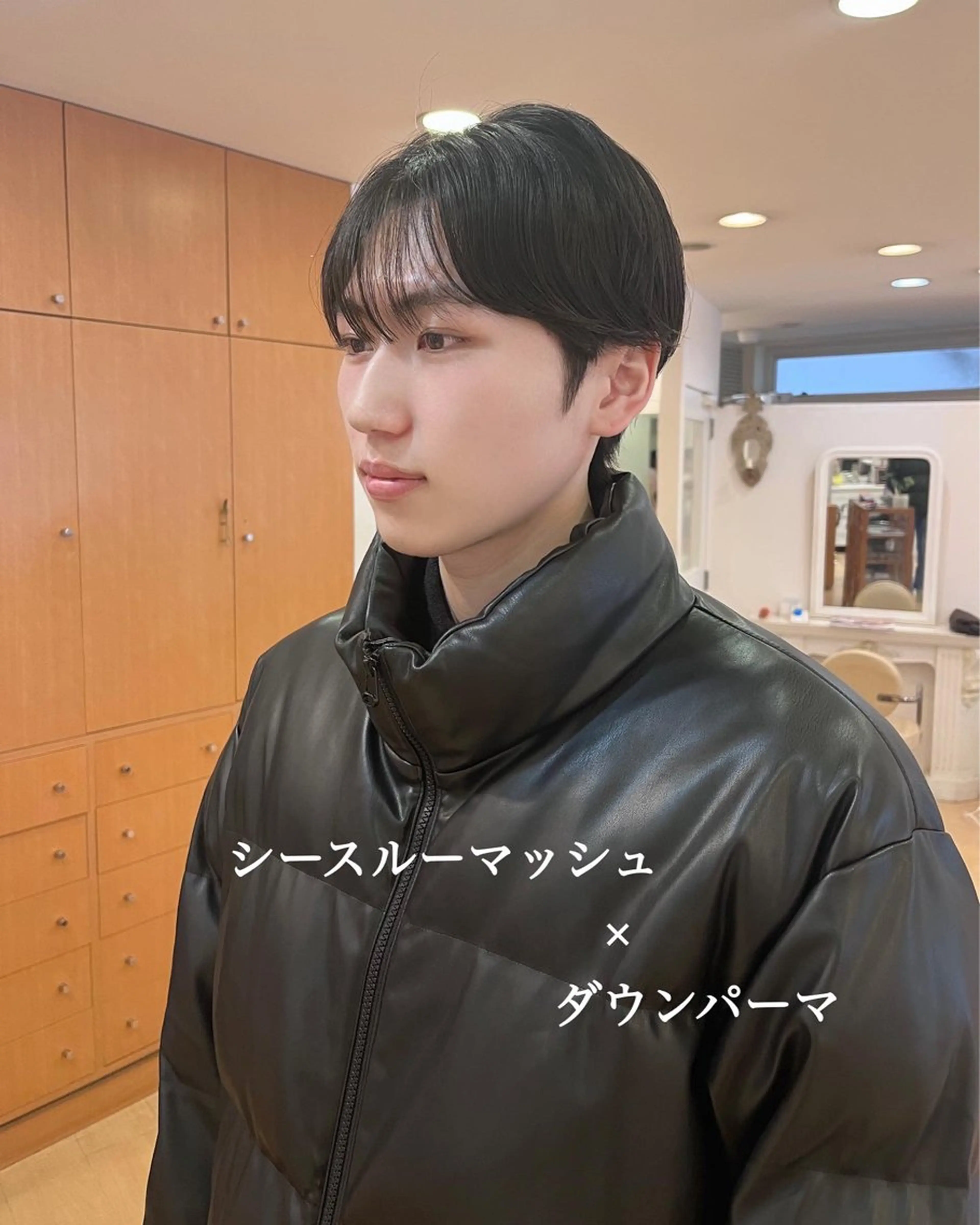 パーマ メンズ ダウンパーマ メンズ韓国風 マッシュ メンズパーマ シースルーマッシュ カット パーマ トリートメント 💠つたふうか/ 韓国/メンズヘア💠のヘアスタイル