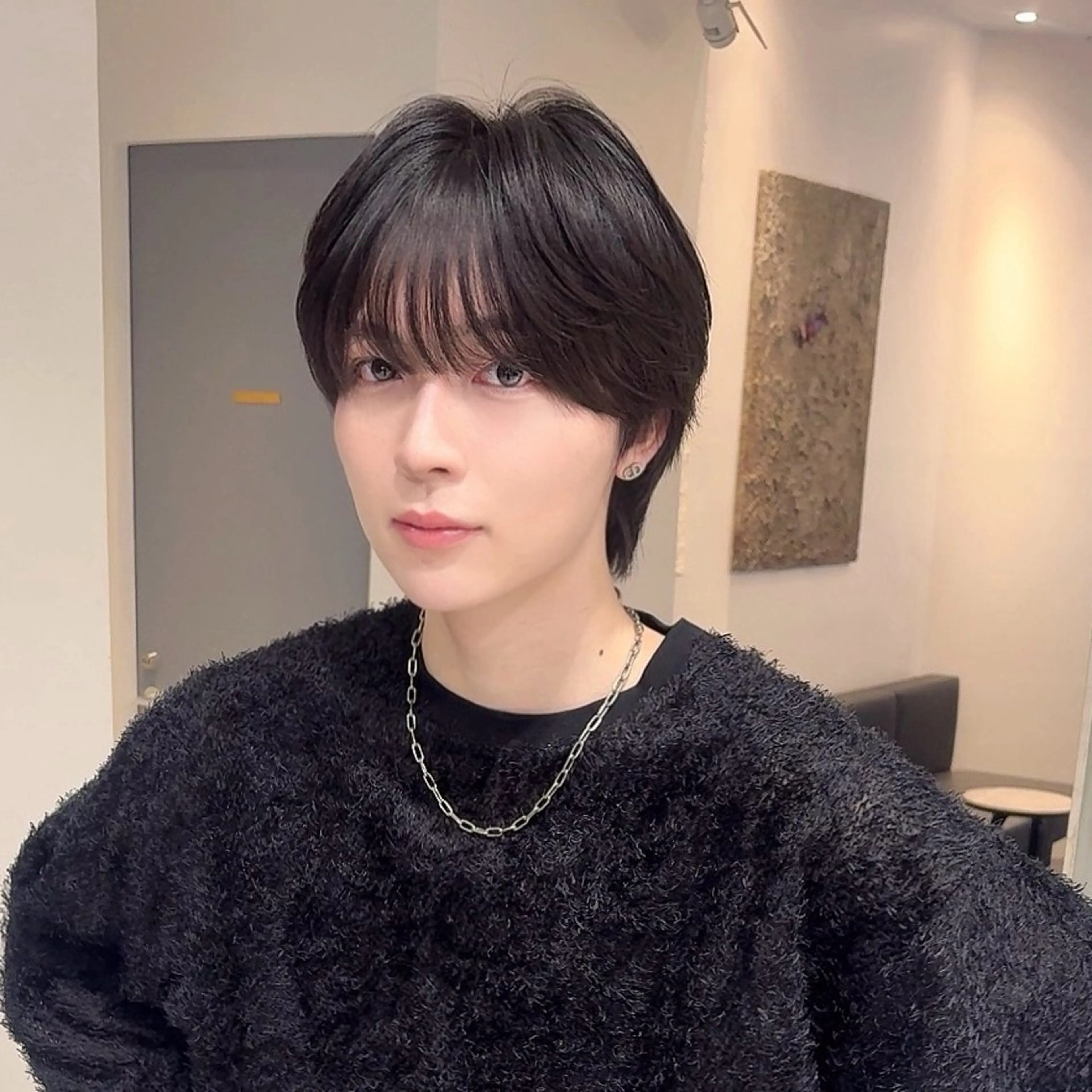 ショート パーマ メンズ カット 縮毛矯正 岡田大志🇰🇷 中/韓メンズヘアのヘアスタイル