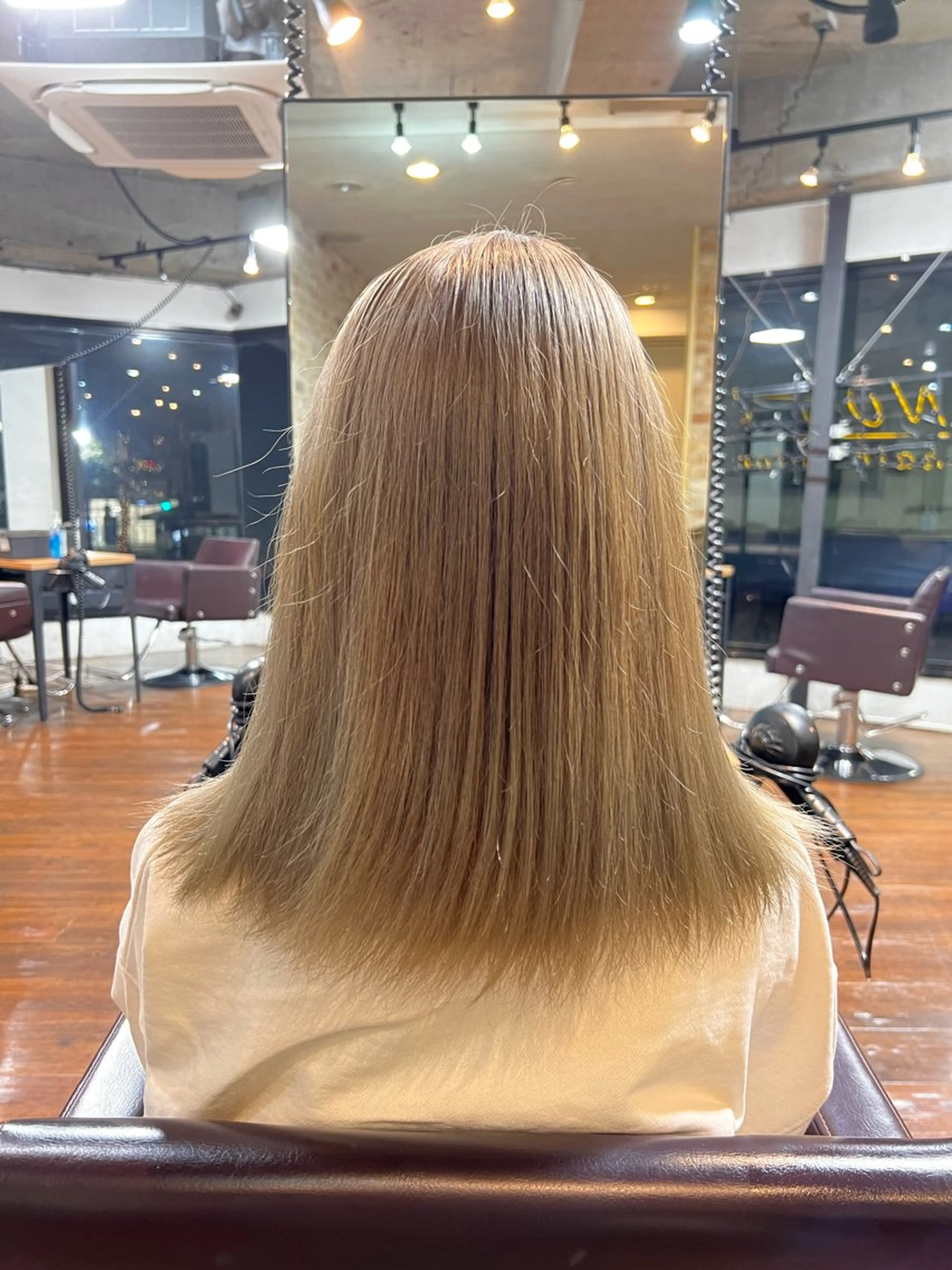 ロング ヘアカラー トリートメント EARTH湘南台店 ⭐️モリモトのヘアスタイル