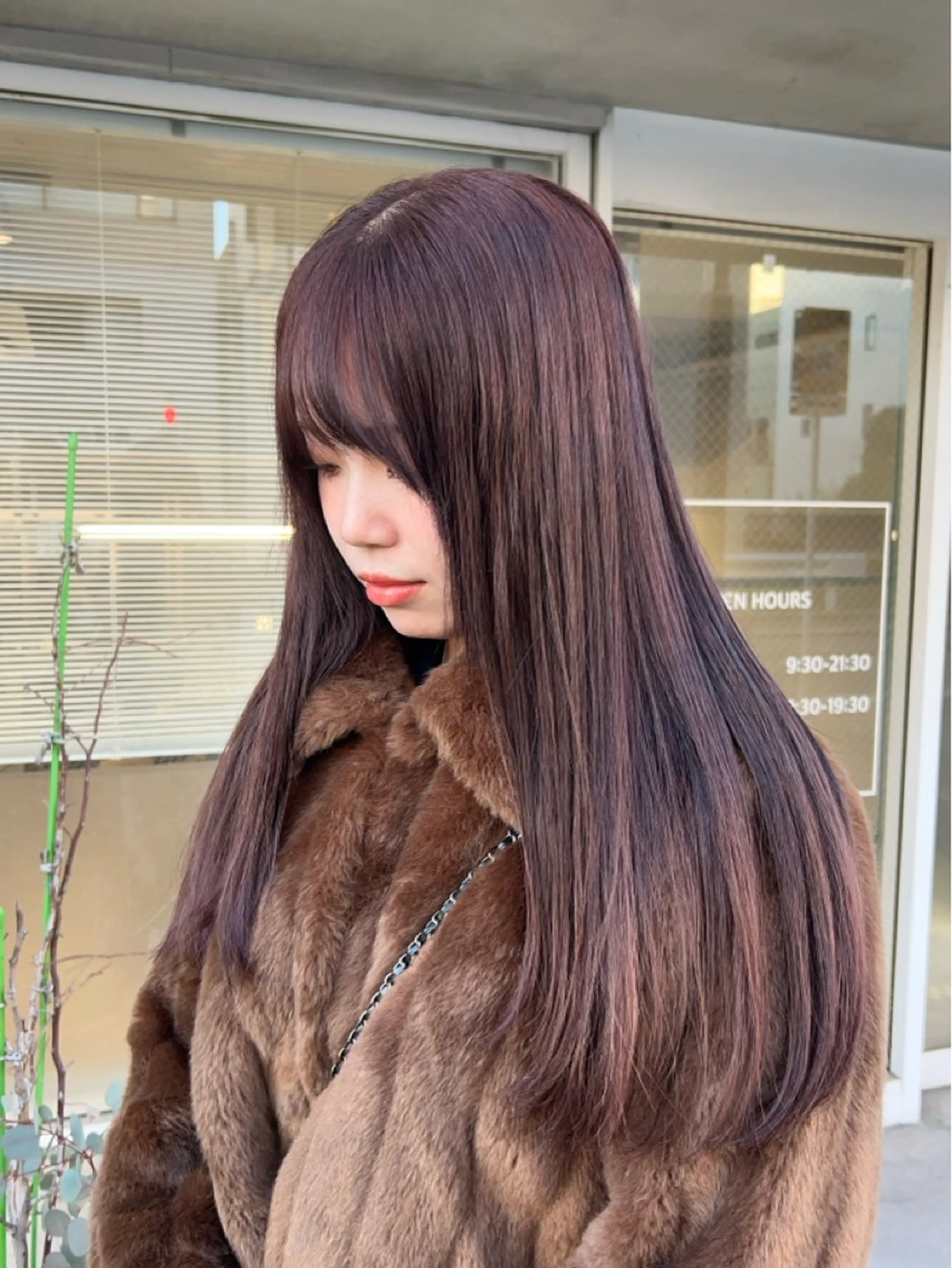 カラー グレージュ ラベンダーカラー ラベンダーグレージュ ラベンダーグレー ヘアカラー くすみカラー ボブ / SEINAᯓ★のヘアスタイル